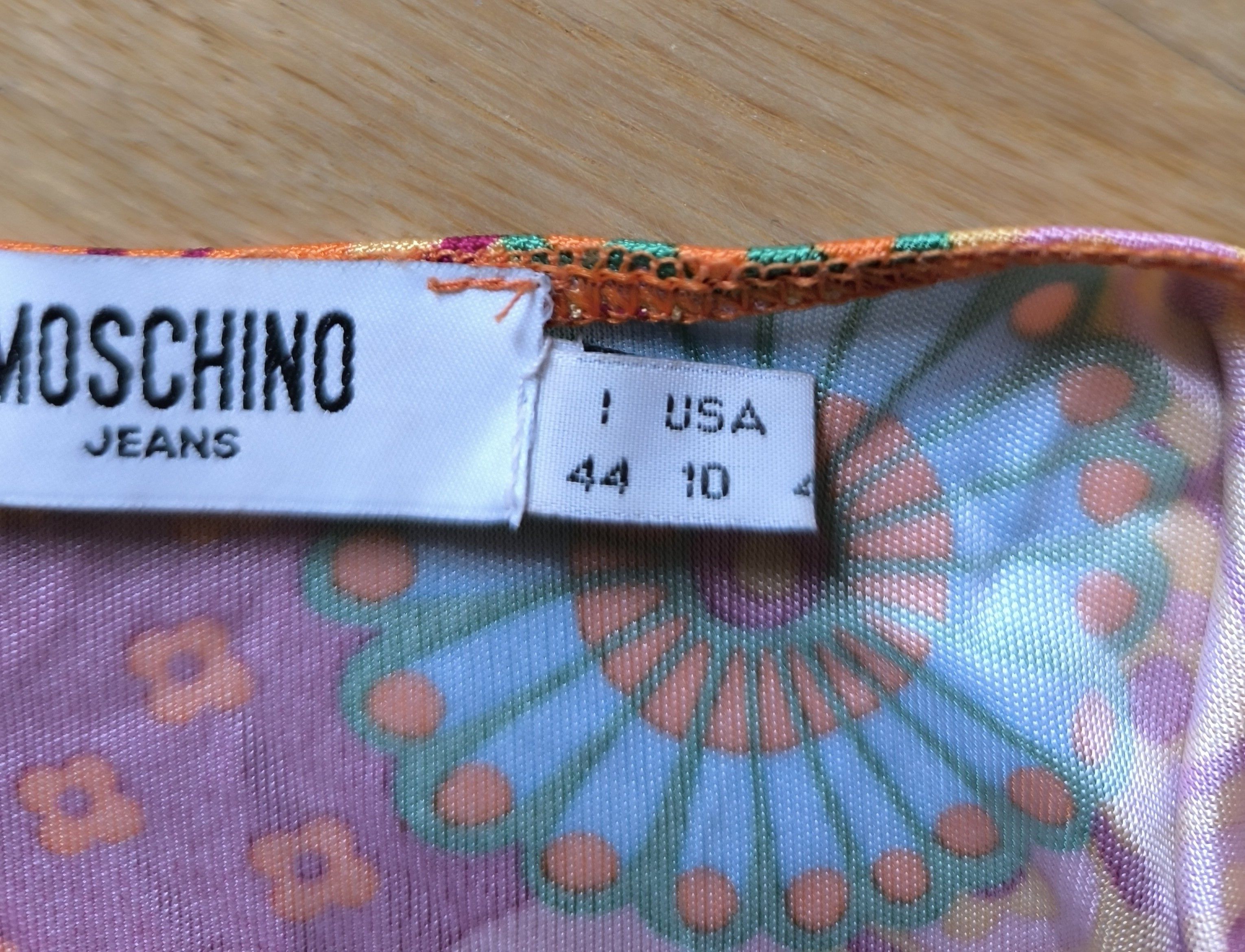 Moschino Moschino Jeans Donna Multicolor Floral Maxi Dress Size US 10 Size M / US 6-8 / IT 42-44 - 9 Thumbnail