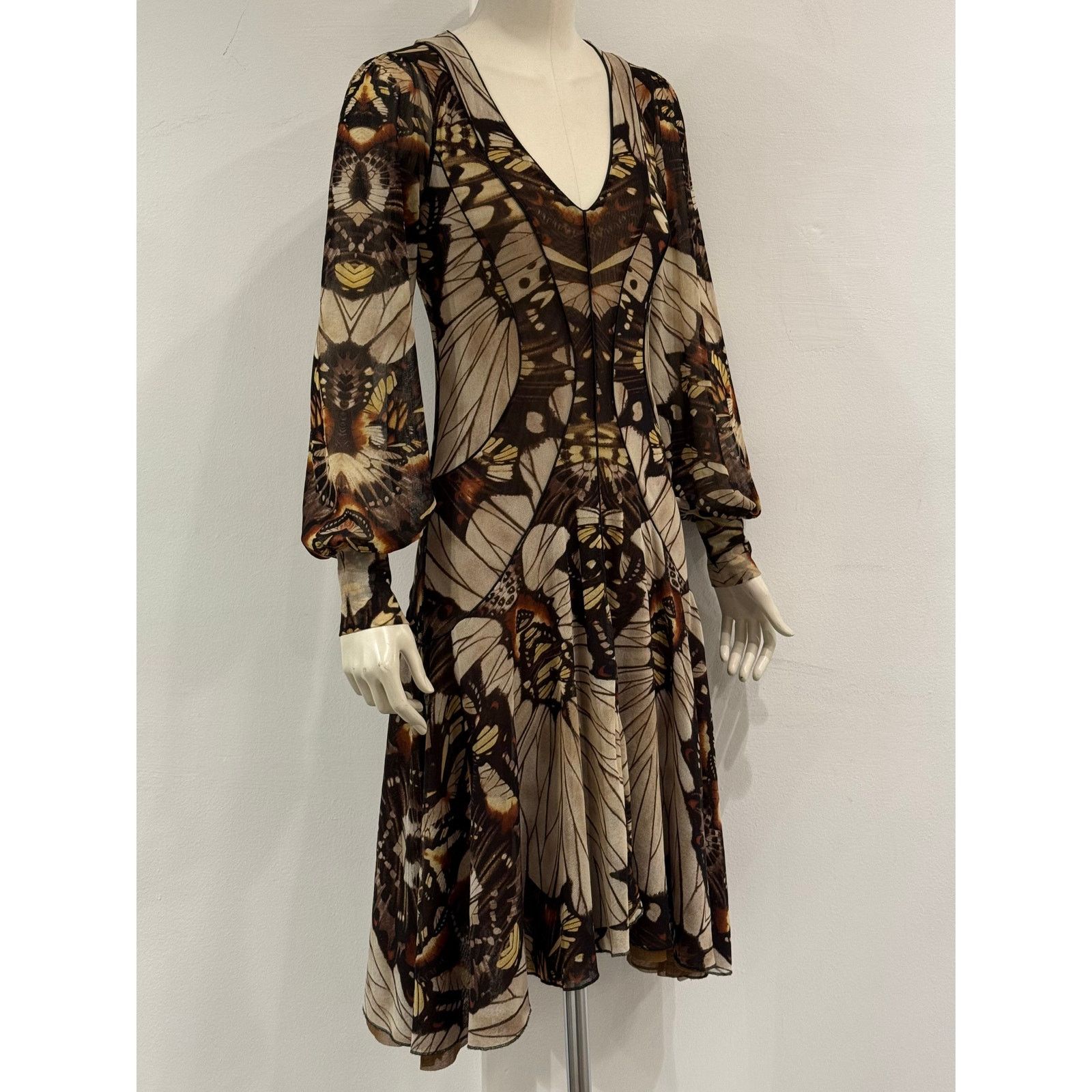 Jean Paul Gaultier S/S2003 Jean Paul Gaultier butterfly midi dress Size M / US 6-8 / IT 42-44 - 2 Thumbnail