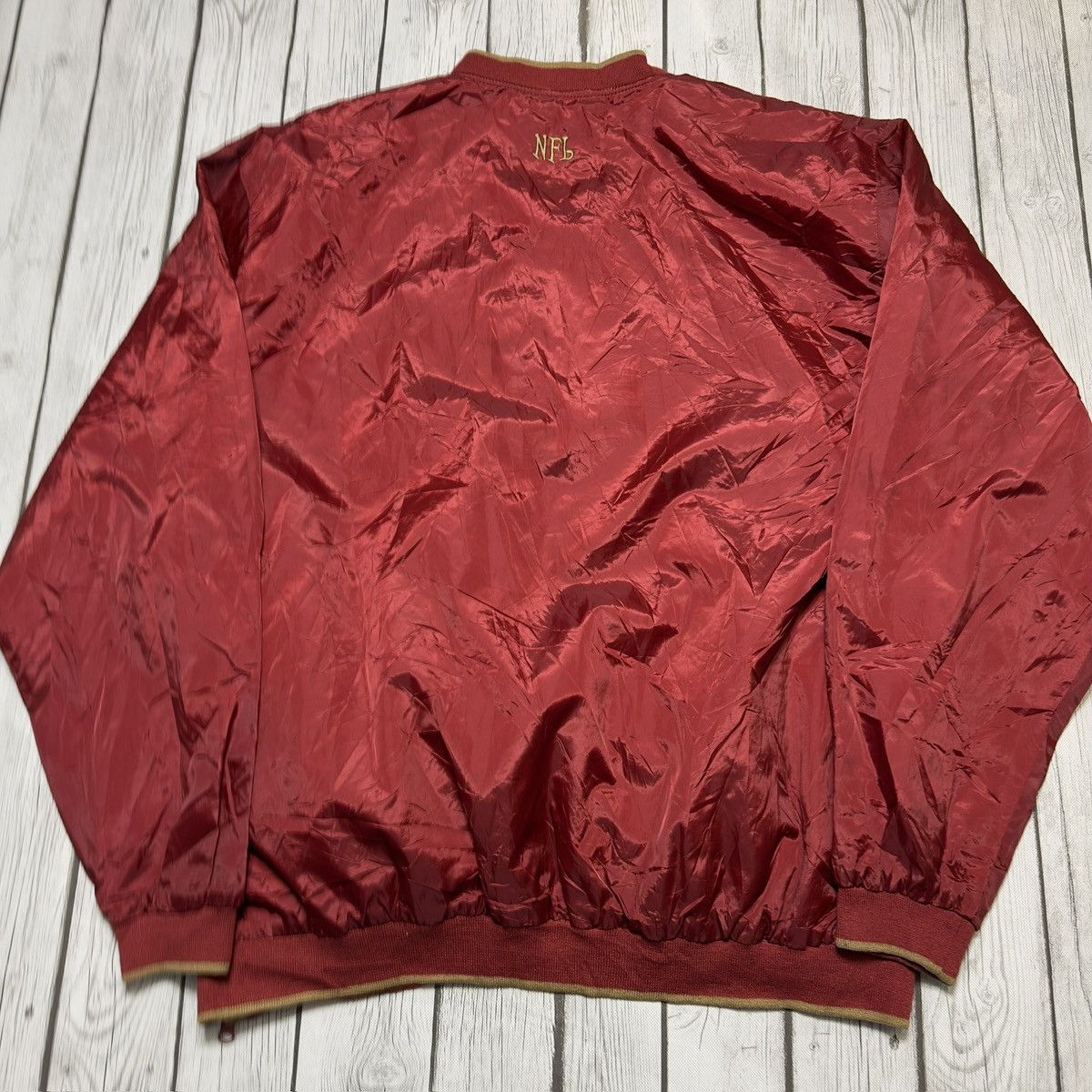 NFL × Vintage Vintage San Francisco 49ers reversible windbreaker Size US XL / EU 56 / 4 - 3 Thumbnail