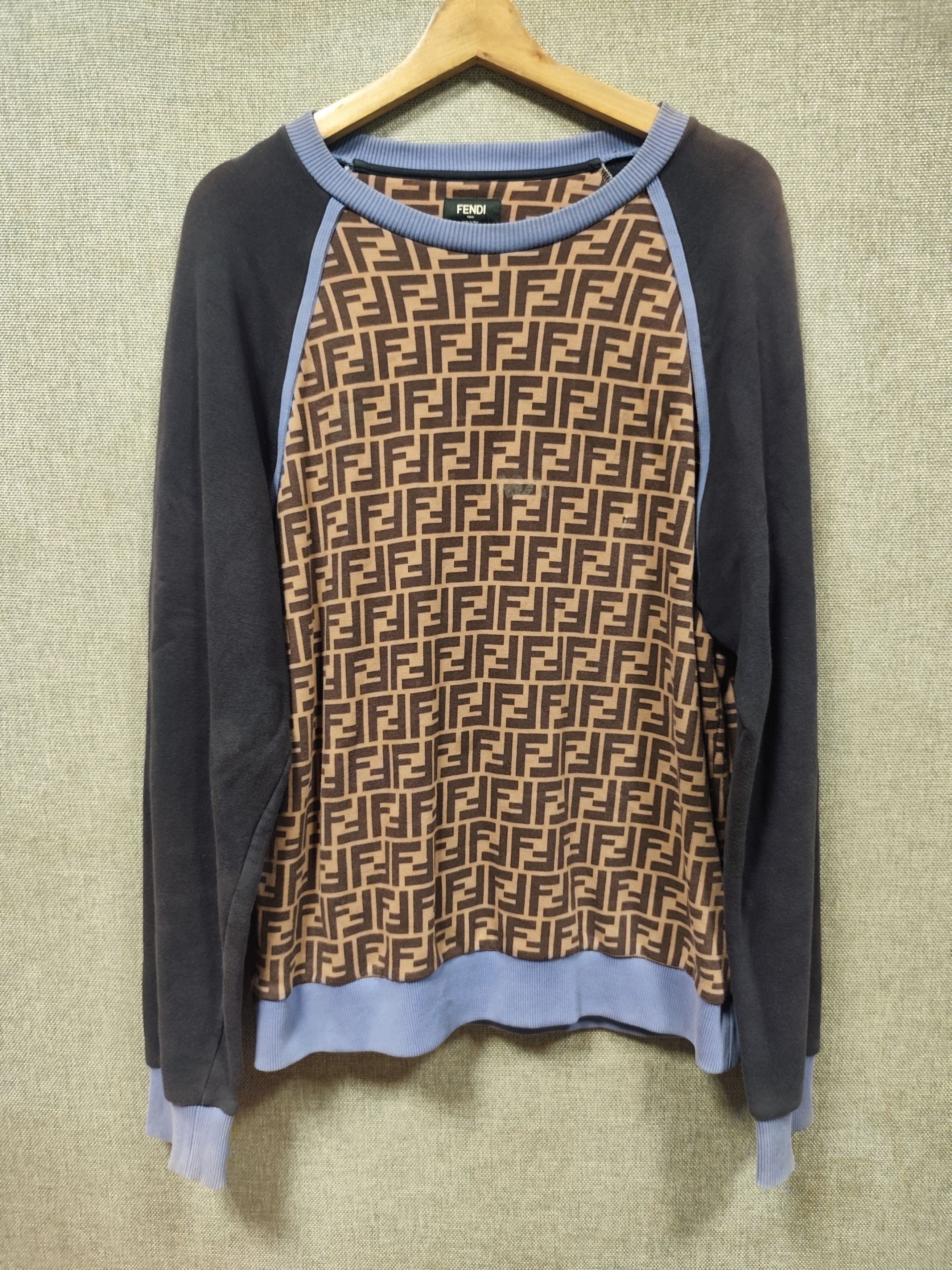Fendi Fendi Roma monogram sweatshirt Size US L / EU 52-54 / 3 - 1 Thumbnail