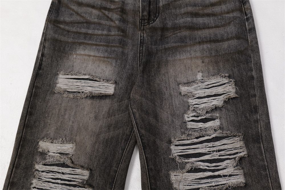 Japanese Brand Men's washed distressed heavy duty flared jeans Size US 32 / EU 48 - 6 Thumbnail