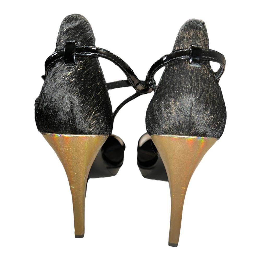 7 For All Mankind 7 For All Mankind l Patent Leather & Gold Heels Size 10 Size US 10 / IT 40 - 4 Thumbnail