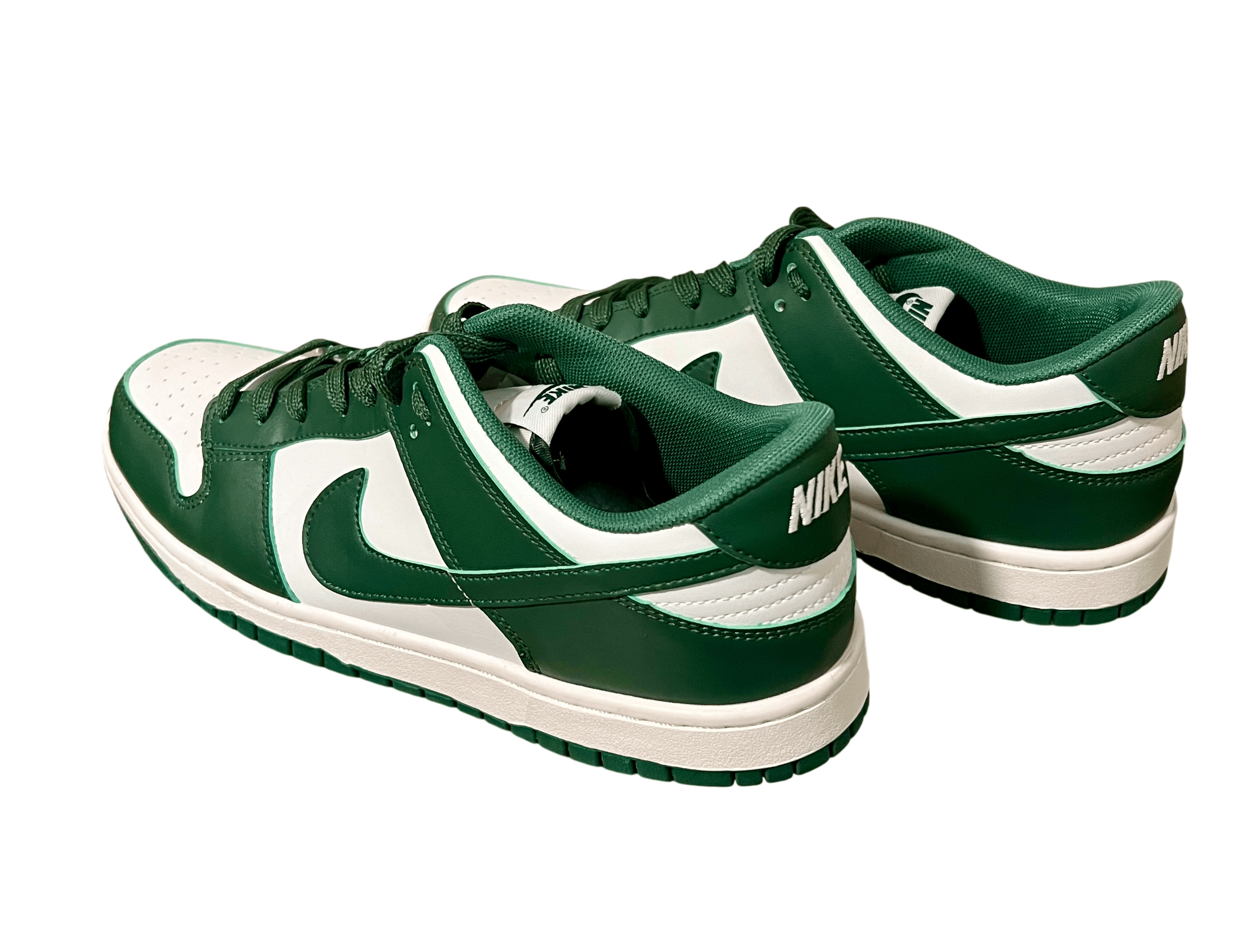 Nike Nike Dunk Low Top Team Green & White Retro Casual Shoes Size US 11 / EU 44 - 3 Thumbnail