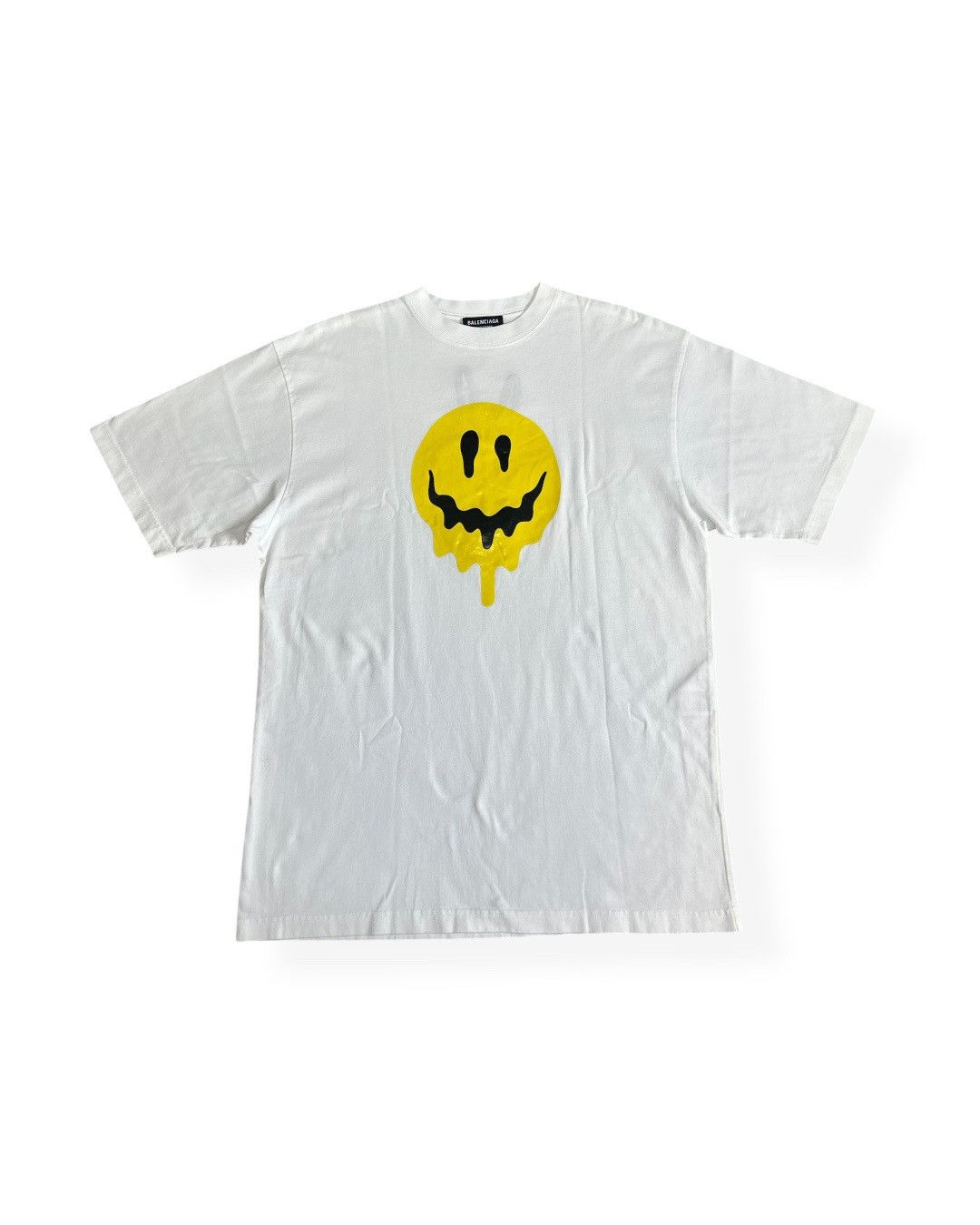 Balenciaga Balenciaga SS21 Smiley Peace Tee Size US S / EU 44-46 / 1 - 1 Thumbnail
