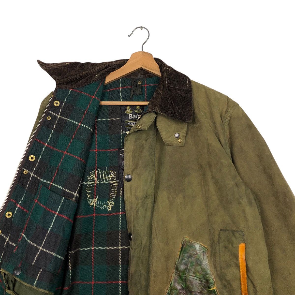 Barbour 📌Vintage Wax Jacket Barbour Northumbria Blanket England Size US M / EU 48-50 / 2 - 13 Thumbnail