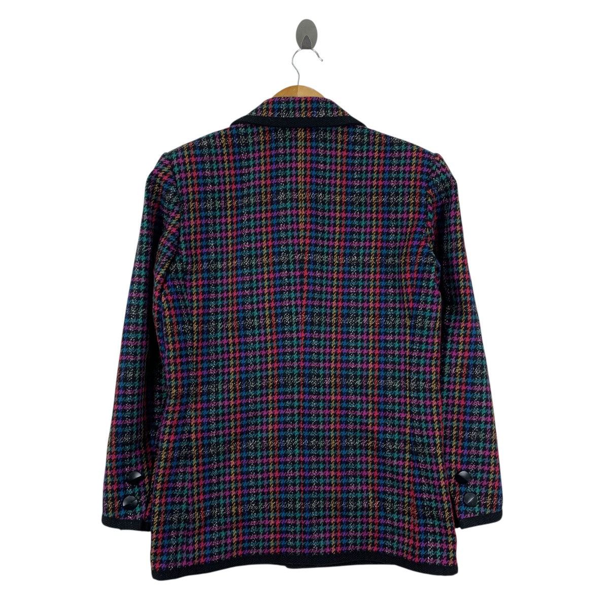 Yves Saint Laurent Vintage 90s YVES SAINT LAURENT Ysl Femmes Plaid Blazer Coat Size M / US 6-8 / IT 42-44 - 2 Thumbnail