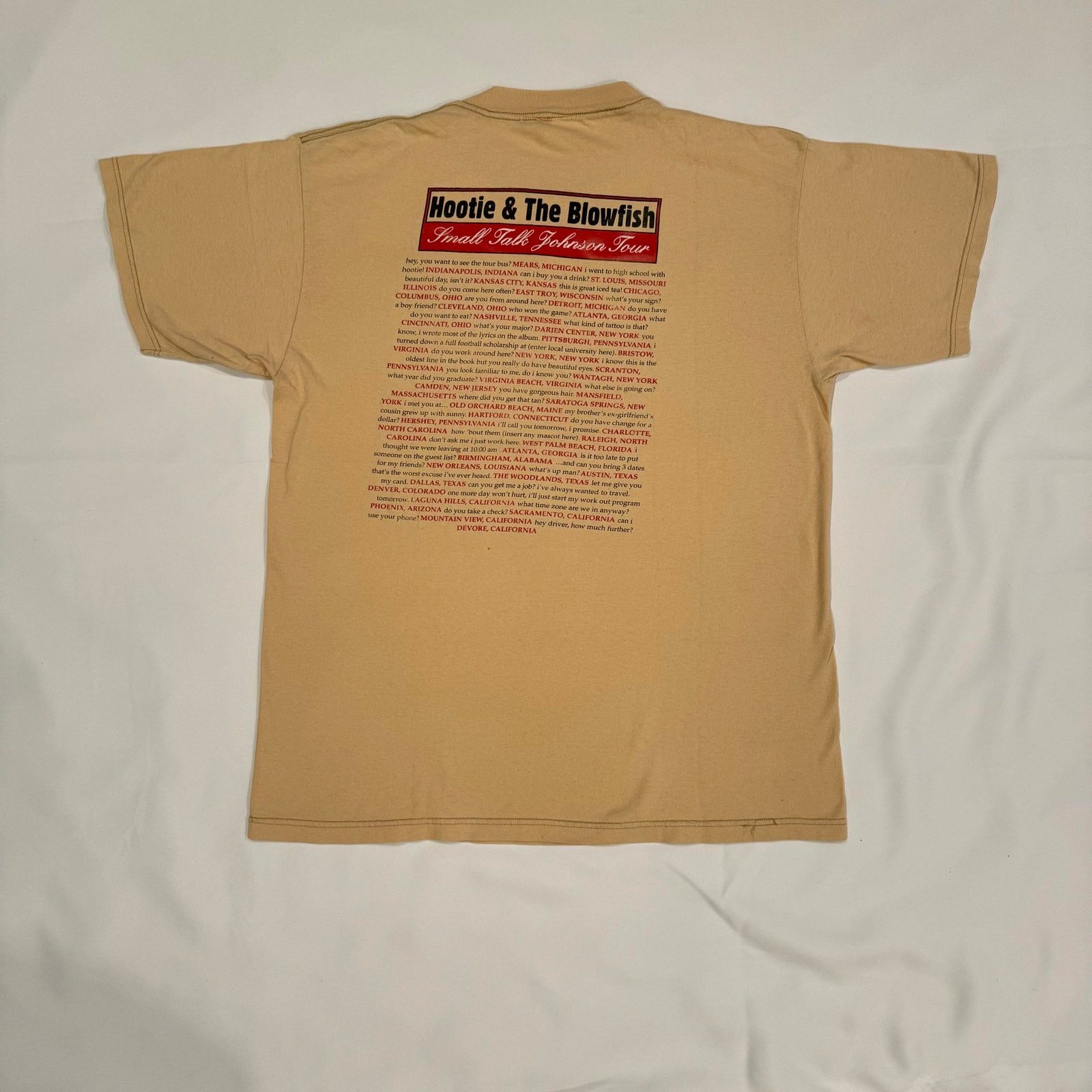 Add × Vintage Rare 1996 Hootie & The Blowfish Tour Tshirt Size US XL / EU 56 / 4 - 2 Thumbnail