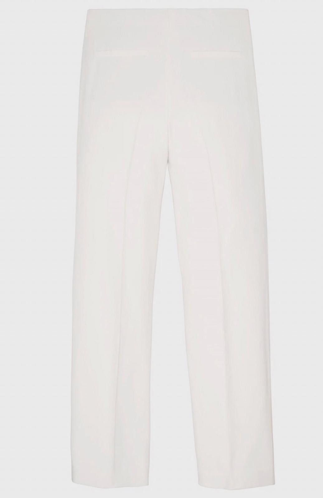 Zara Zara Mens Pants Wrap Trousers US 31 White Straight leg Size US 32 / EU 48 - 4 Thumbnail