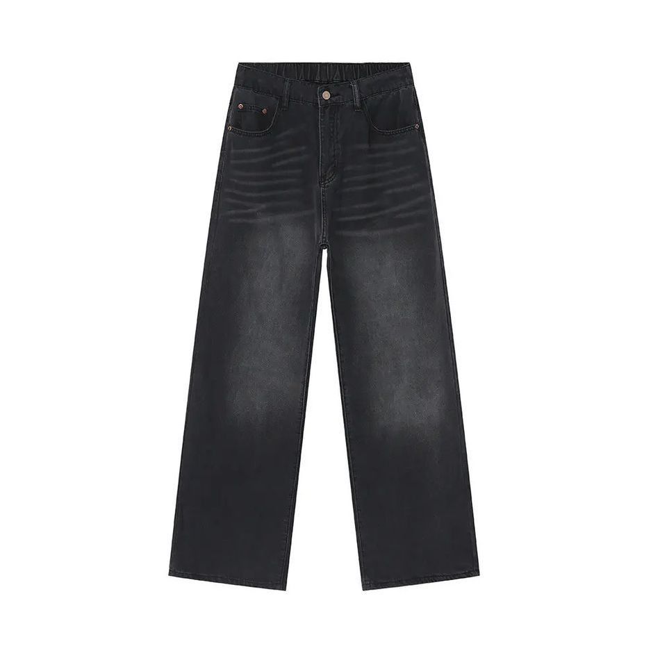 Japanese Brand Retro straight tube loose high street jeans Size US 32 / EU 48 - 5 Thumbnail