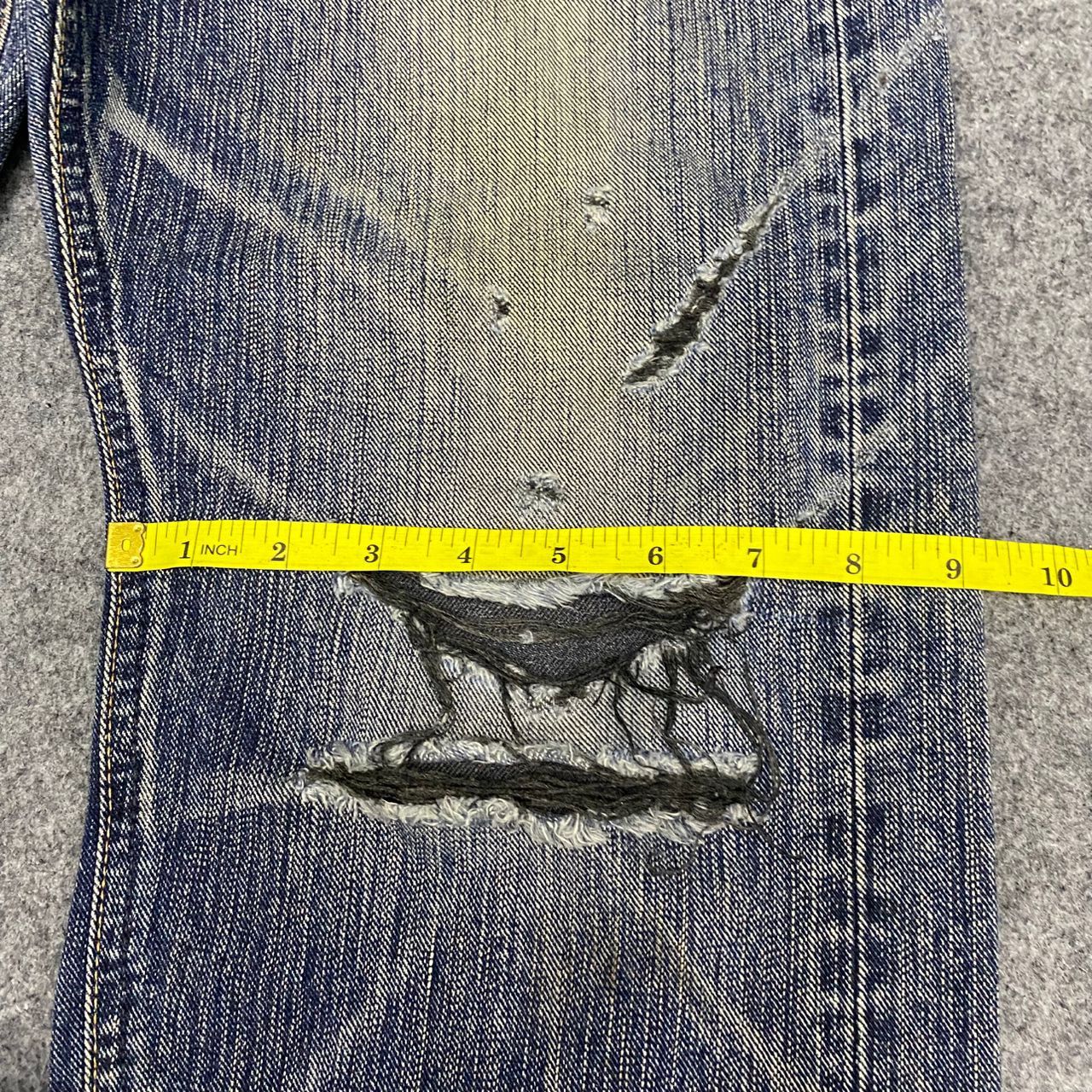 Edwin 💥Best Offer💥Vintage Edwin X Square Dark Distressed Denim Size US 36 / EU 52 - 6 Thumbnail