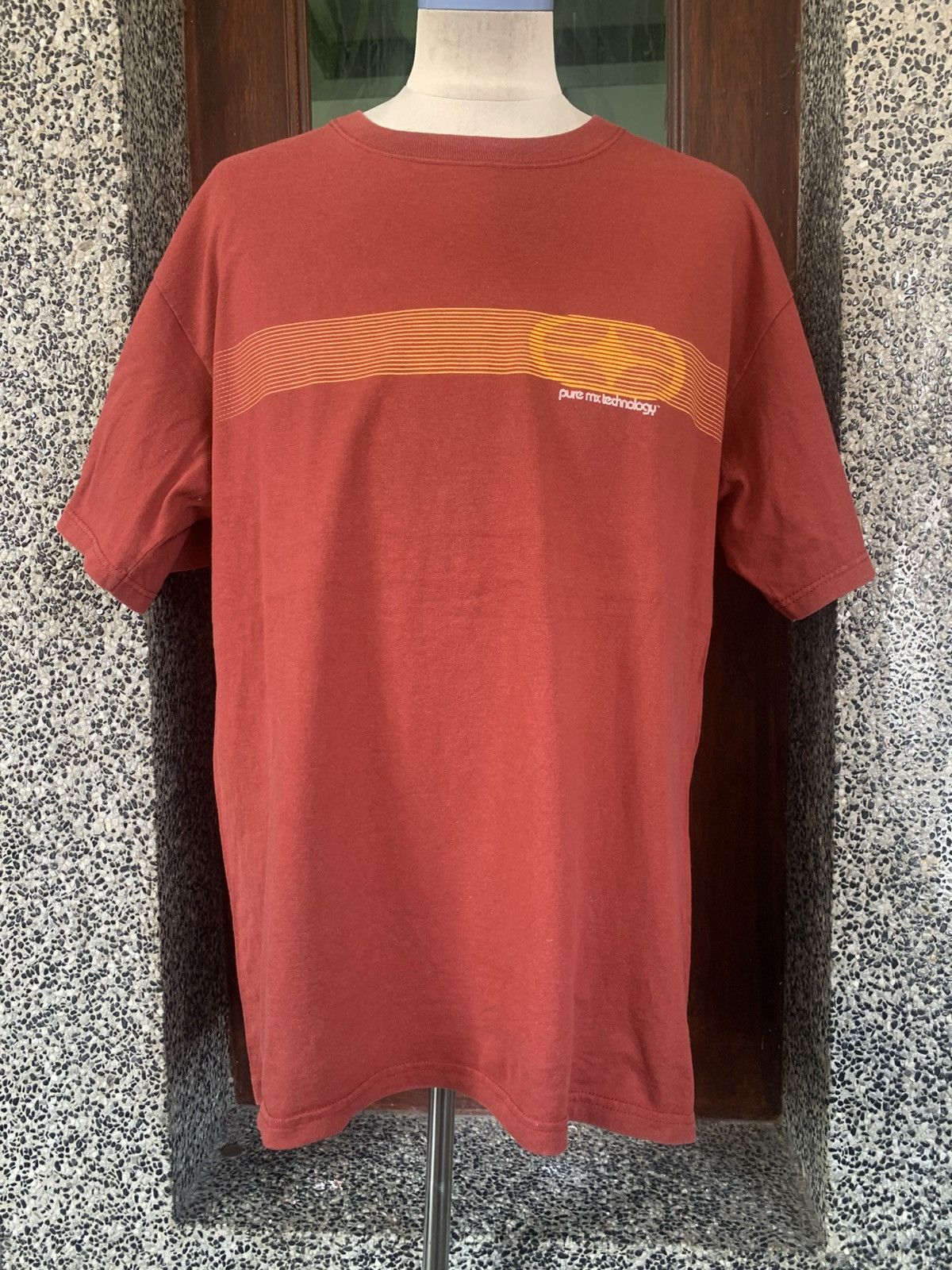 No Fear × Vintage Vintage No Fear Pure Mx Technology Brand T shirt Size US L / EU 52-54 / 3 - 1 Thumbnail