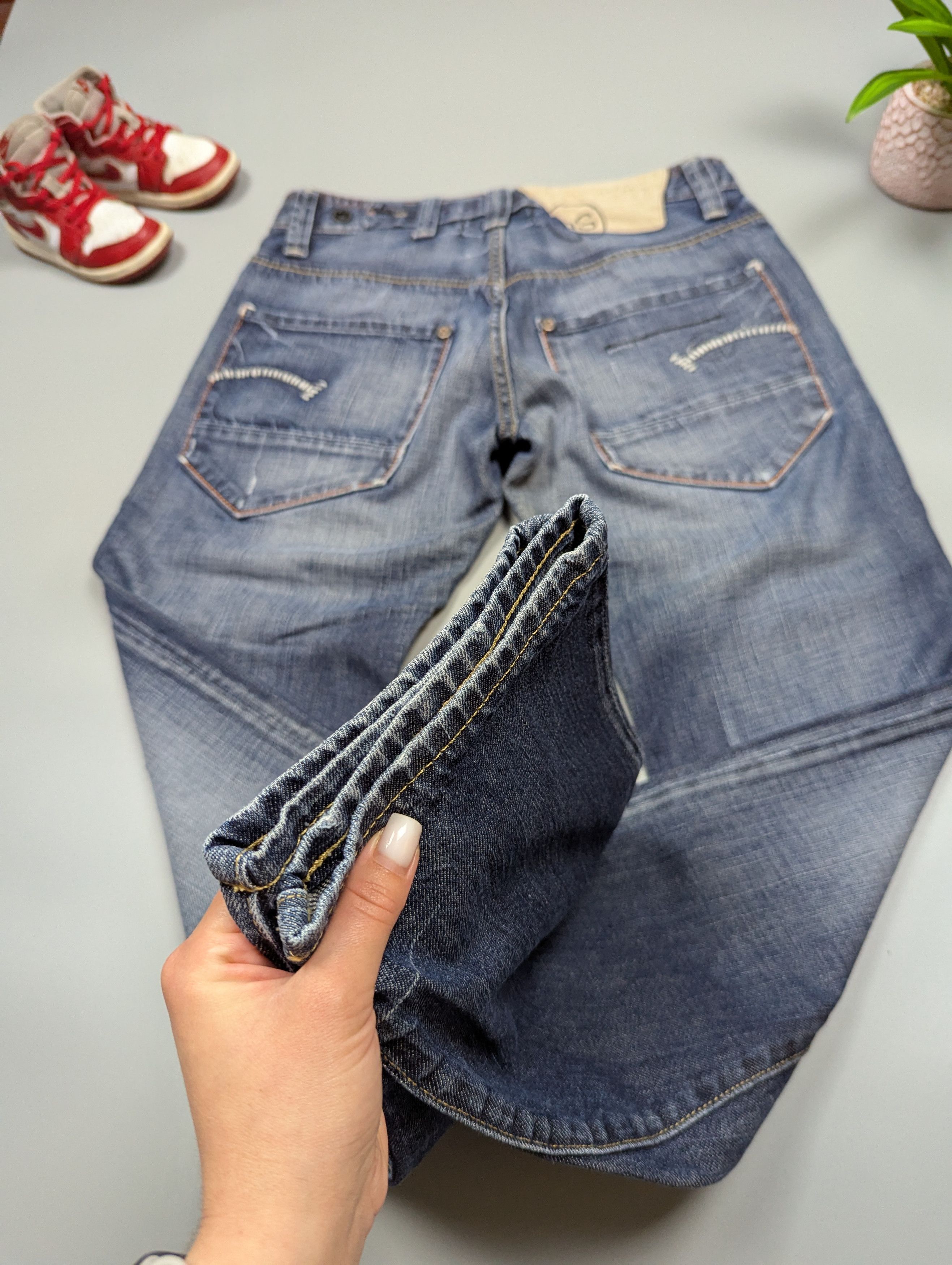 G-Star × Vintage G-STAR RAW Vintage Radar Narrow Rope Straight Leg Blue Jeans Size US 30 / EU 46 - 11 Thumbnail