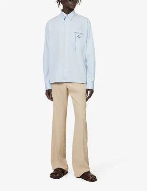 Fendi o1loc1c0824 Shirt in Blue Size US M / EU 48-50 / 2 - 2 Thumbnail