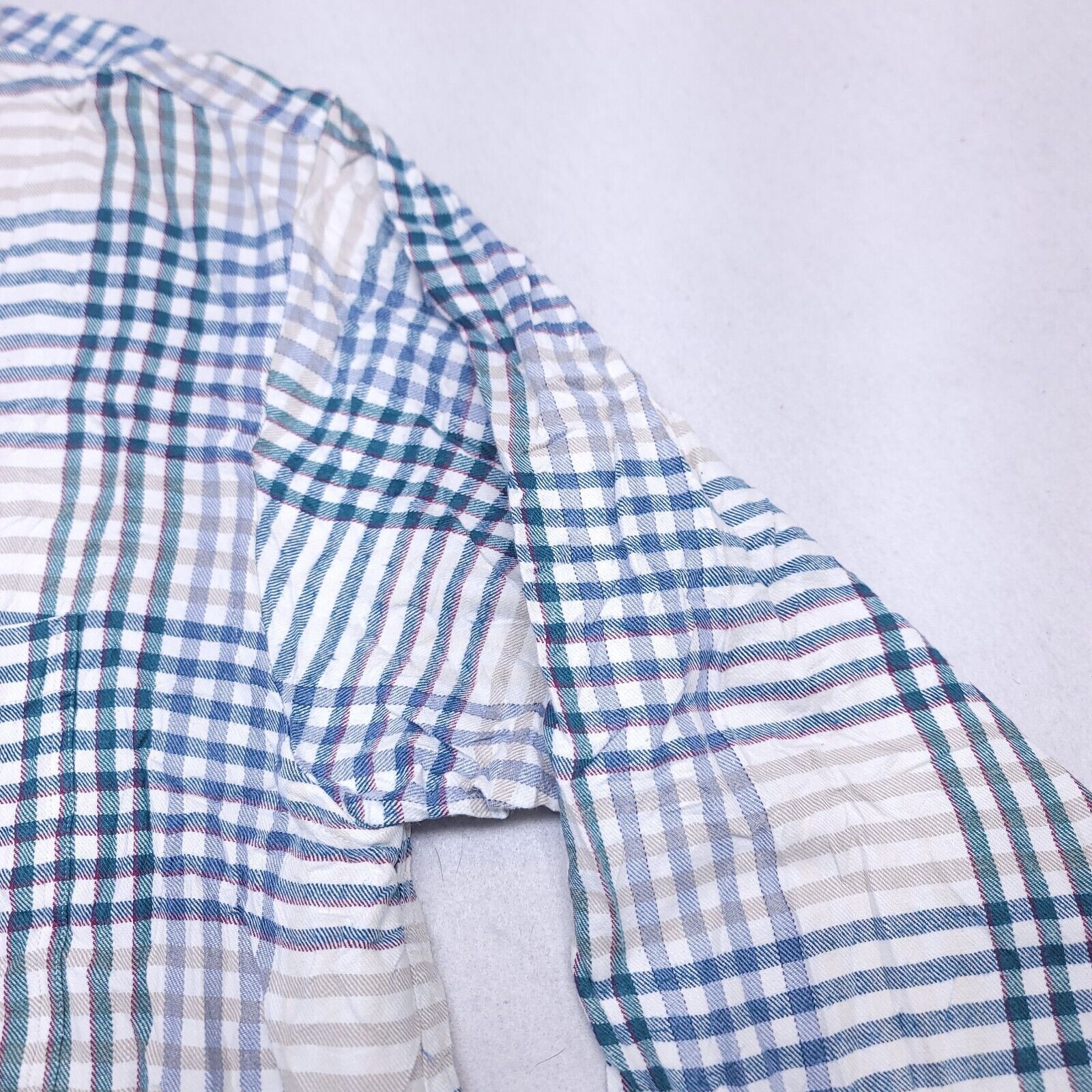 Gant Gant Casual Button Up Shirt Mens Size Large Green Blue White Size US L / EU 52-54 / 3 - 5 Thumbnail