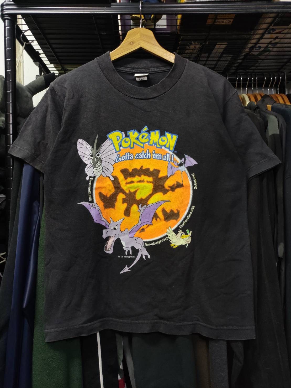 Pokemon Vtg 90's Pokemon " Gotta catch ‘em all " Nintendo T-Shirt Size US M / EU 48-50 / 2 - 2 Thumbnail