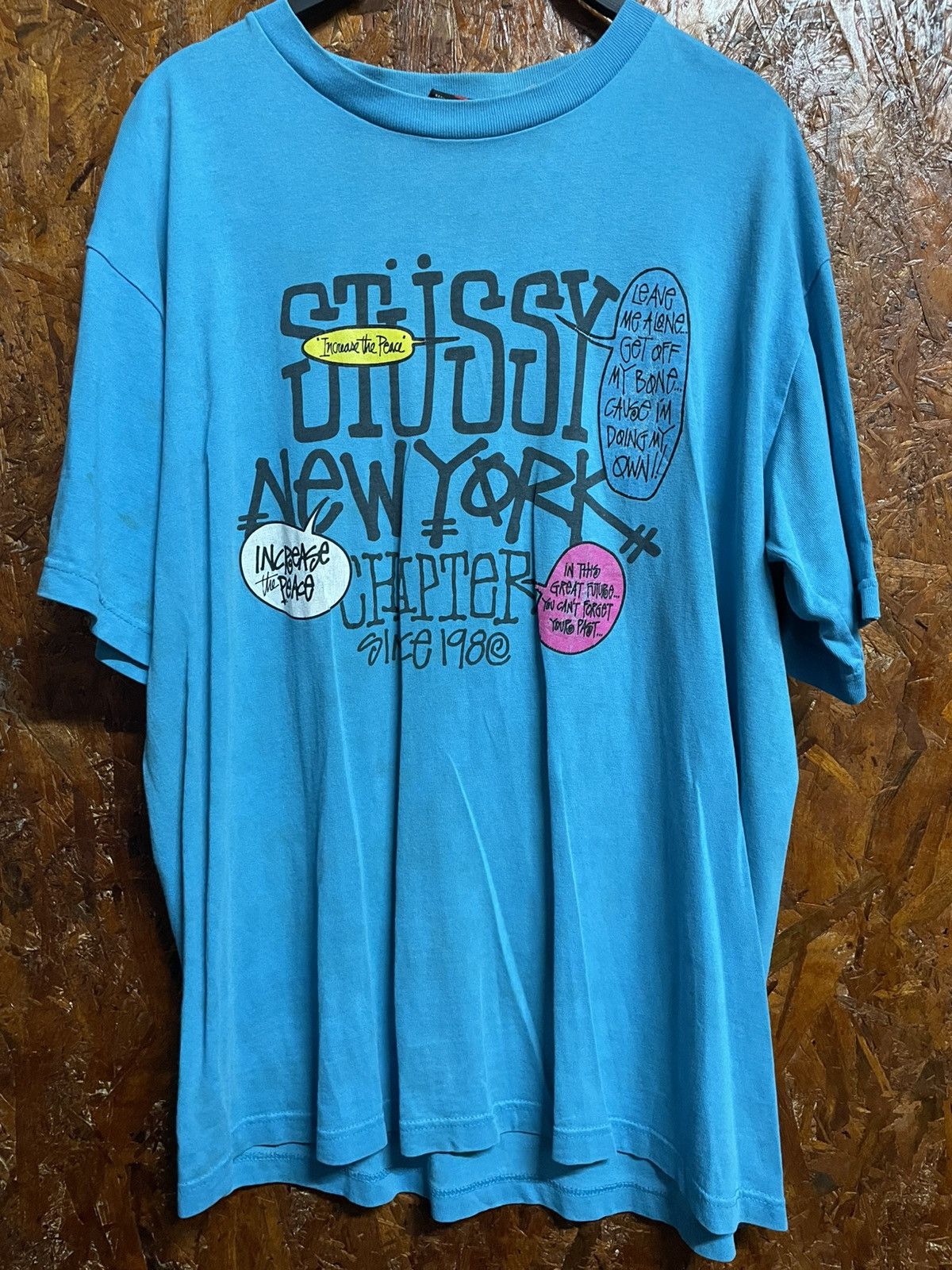 Stussy × Vintage T shirt Stussy NY vintage Size US L / EU 52-54 / 3 - 1 Thumbnail
