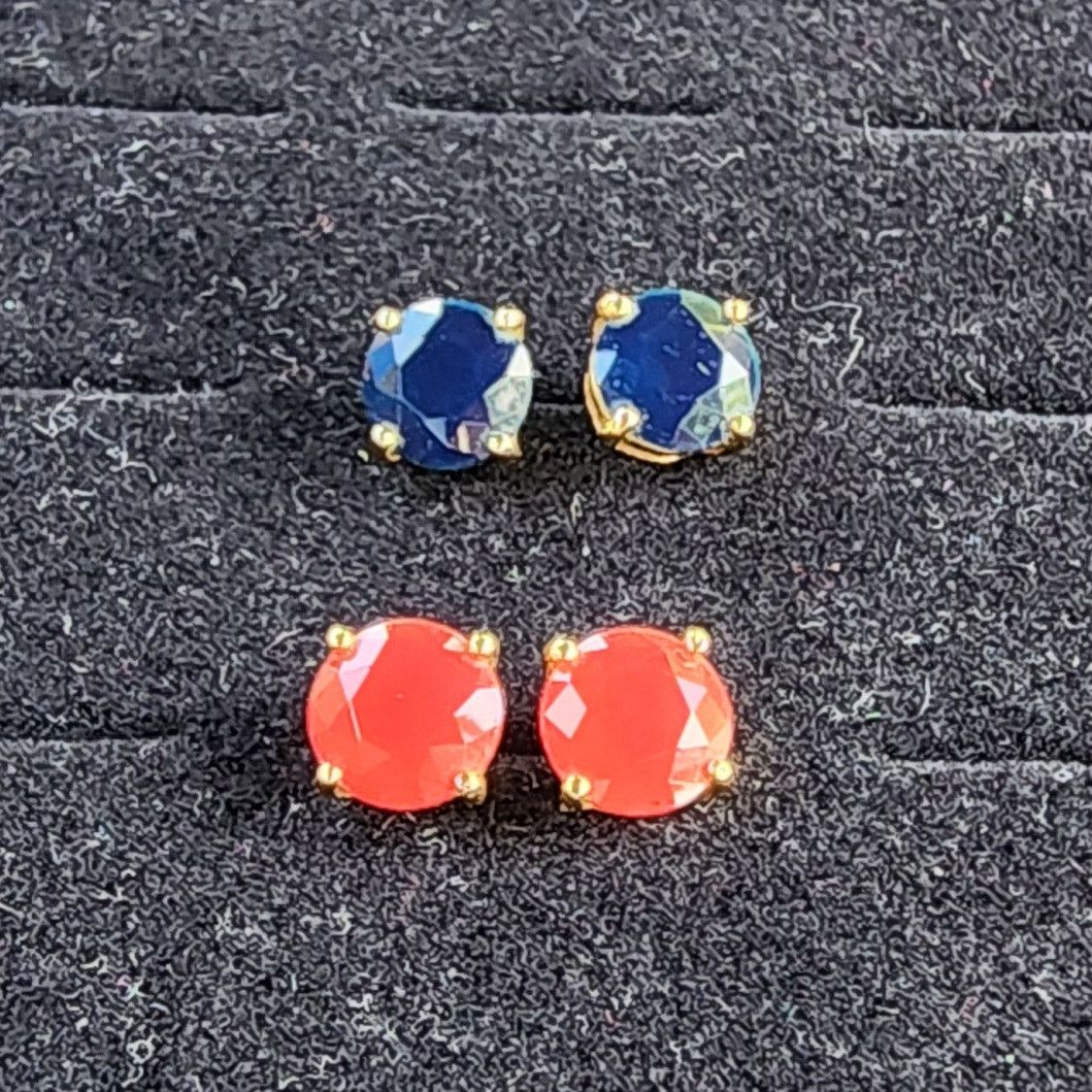 Kate Spade Kate Spade New York Gold-Tone Gumdrop Stud Earring Set Size ONE SIZE - 3 Thumbnail