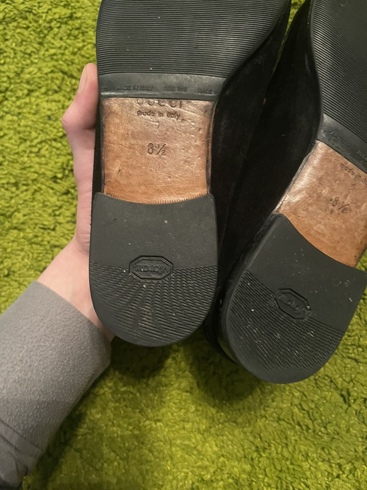 Gucci × Vintage Gucci 2000s vintage real leather suede loafers shoes Size US 8.5 / EU 41-42 - 11 Thumbnail