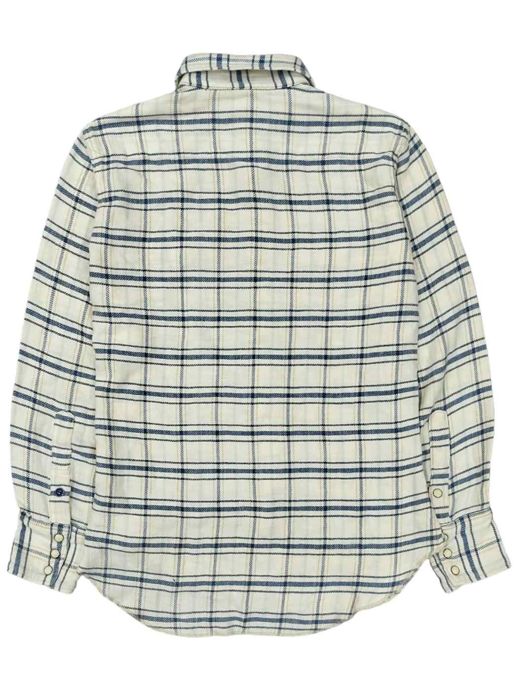 45rpm × Japanese Brand Rare! Vintage R by 45rpm Western Plaid Heavy Flannel Size M / US 6-8 / IT 42-44 - 2 Thumbnail