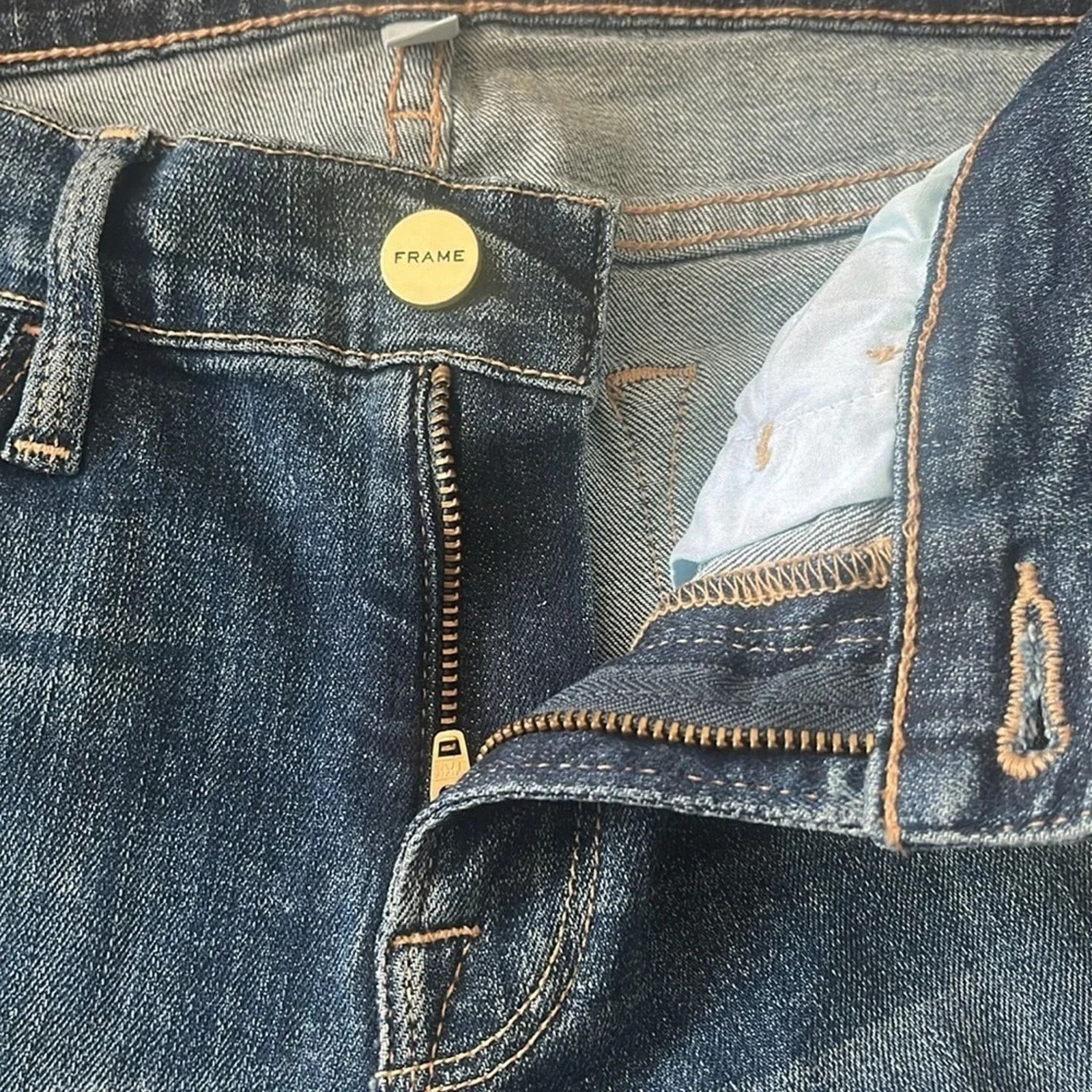 Frame Frame Denim Le Skinny de Jeanne distressed jeans, size 27 Size 27" / US 4 / IT 40 - 8 Thumbnail