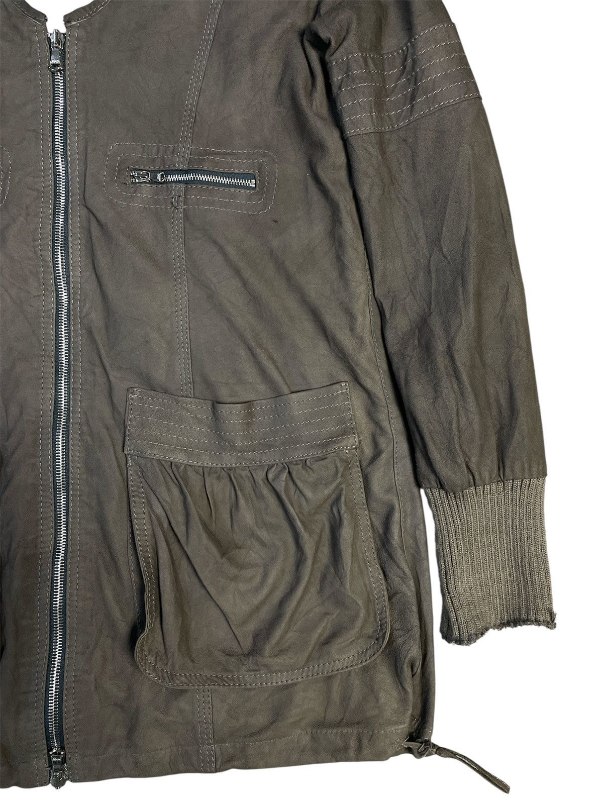Giorgio Brato Giorgio Brato Leather Jacket Ladies Size M / US 6-8 / IT 42-44 - 4 Thumbnail