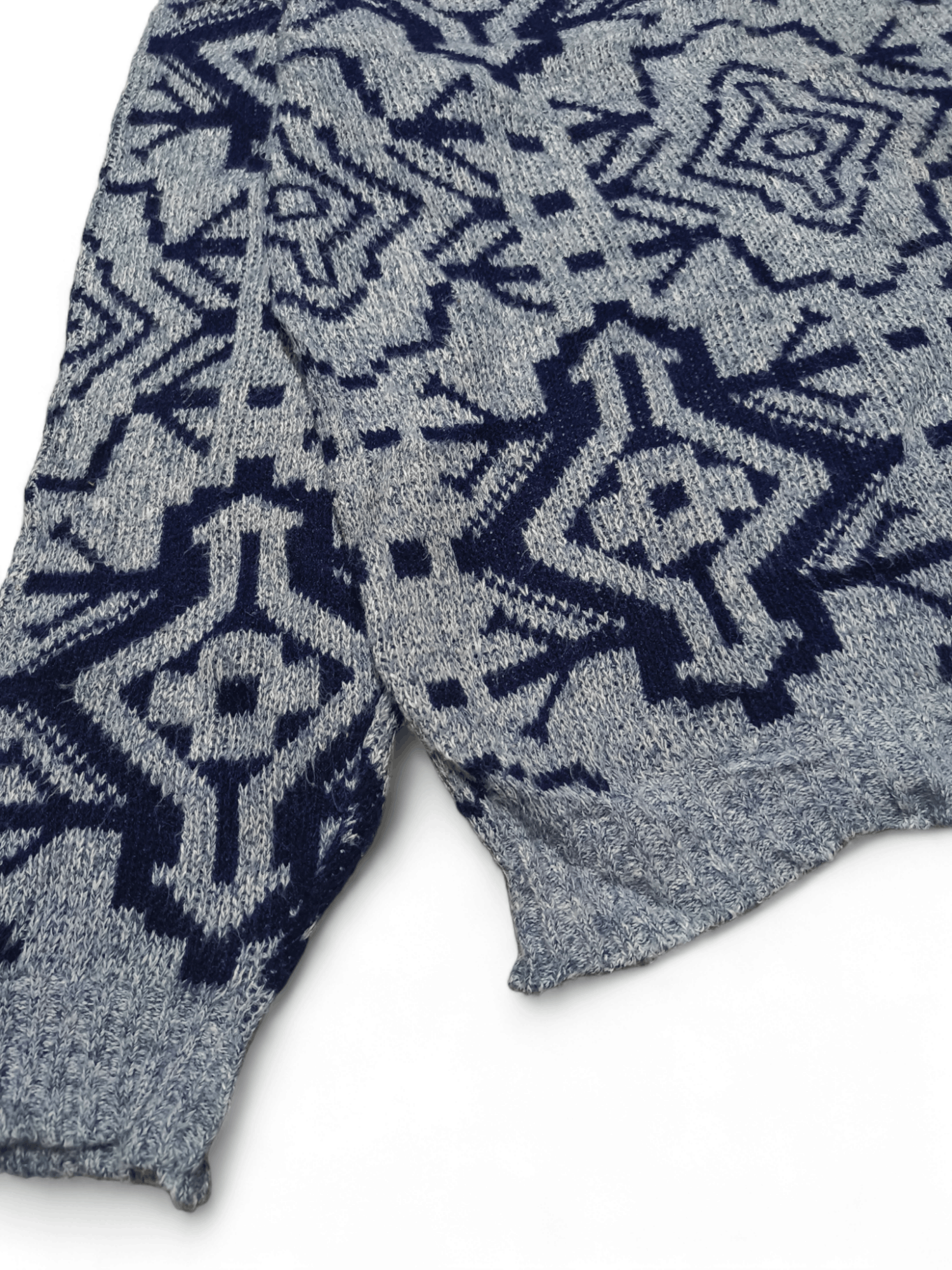 Other Vintage 90s Aztec Western Navajo Ethnic Motifs Knit Sweater Size US L / EU 52-54 / 3 - 5 Thumbnail