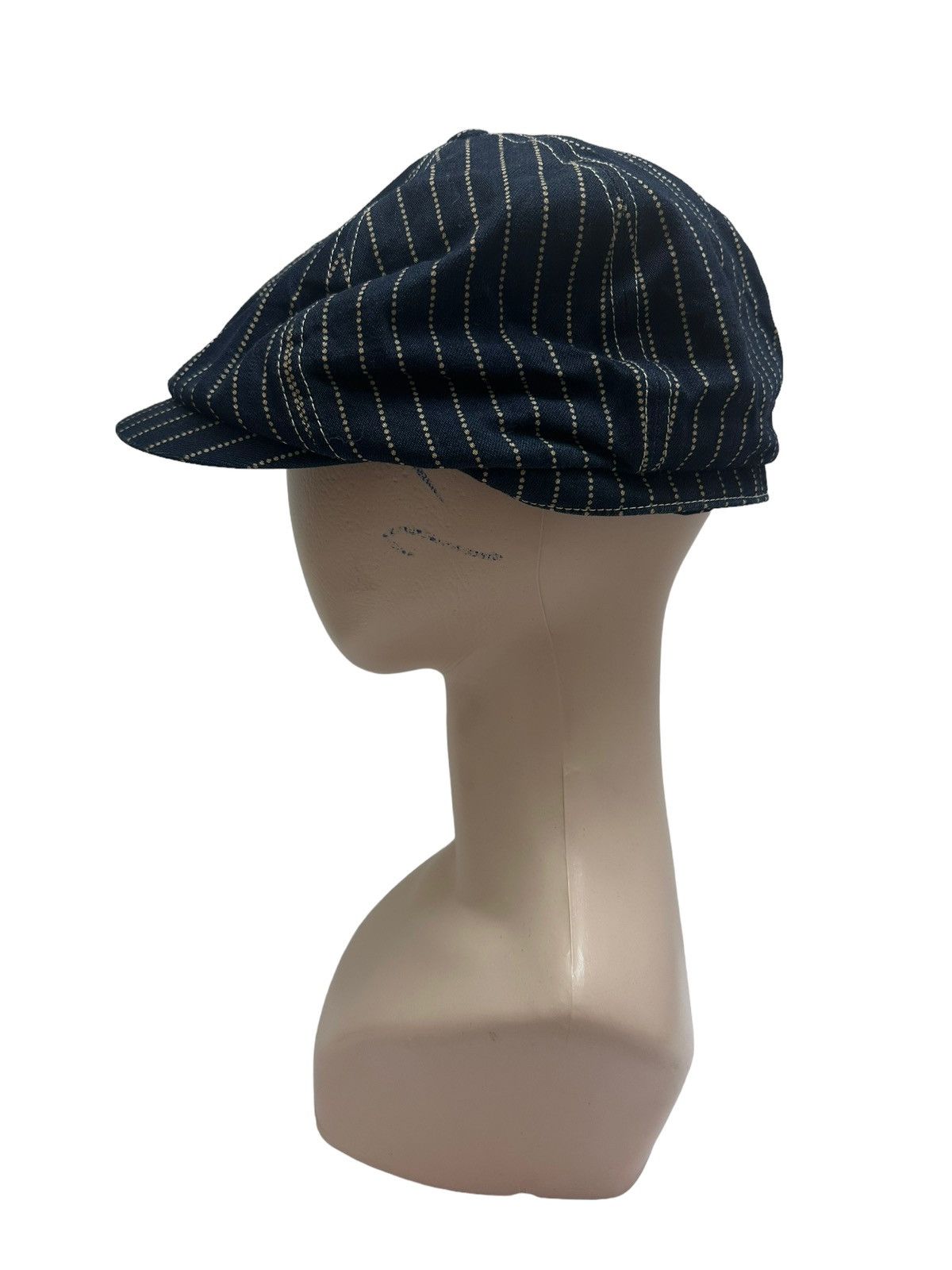 Sugar Cane × Toyo Enterprises × Vintage RARE ‼️ Sugar Cane Wabash Stripe Apple Jack Cap Size ONE SIZE - 3 Thumbnail