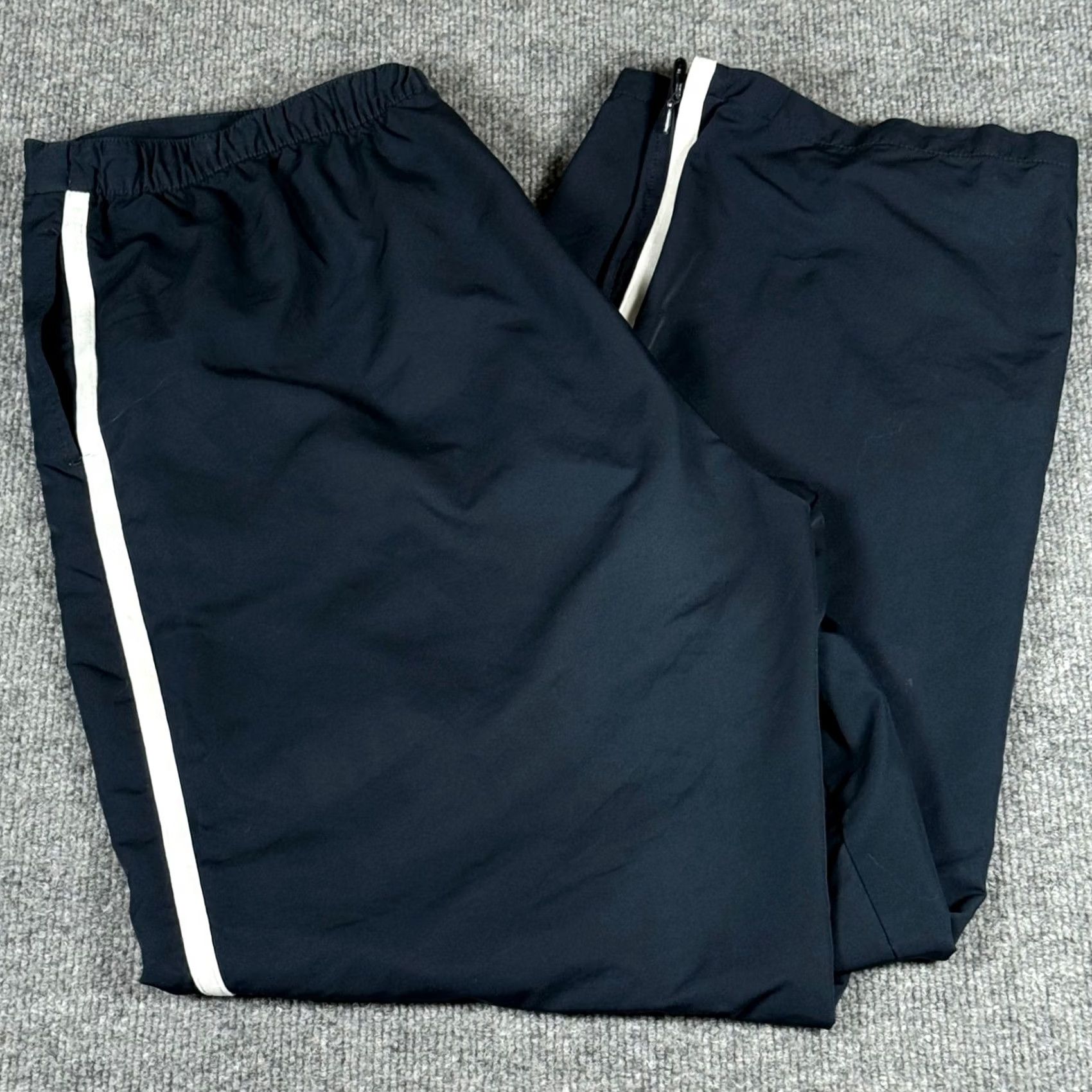 Ralph Lauren Lauren Ralph Lauren Active Track Pants Women 14 Navy Blue Pockets Elastic Waist Slit 30 Inseam Athletic Casual Athleisure Size 36" / US 14 / IT 50 - 2 Thumbnail