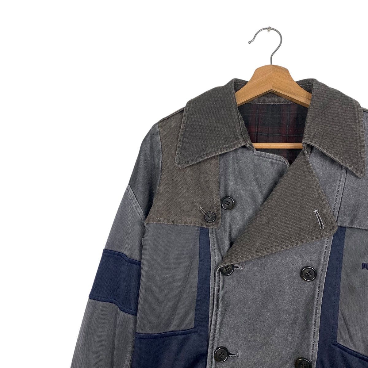 Japanese Brand × Puma Puma double breasted jacket coat Size US S / EU 44-46 / 1 - 6 Thumbnail