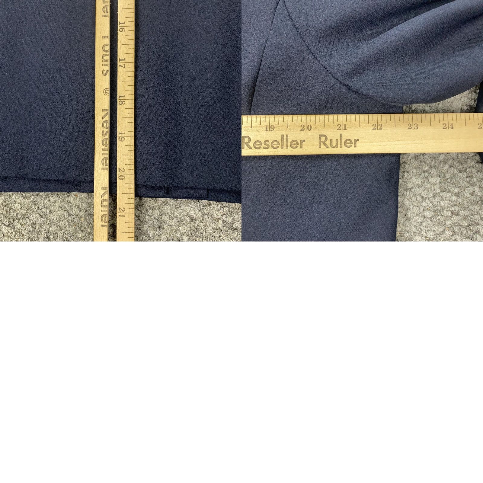 Pendleton Pendleton Jacket Womens 18 Navy Blue Button Front Cropped Lined Blazer Made in USA Polyest Size XXL / US 16-18 / IT 52-54 - 8 Thumbnail
