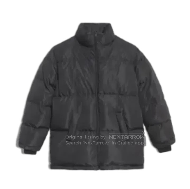 Balenciaga Balenciaga Black Logo Embroidered Puffer Jacket. Size US L / EU 52-54 / 3 - 1 Thumbnail