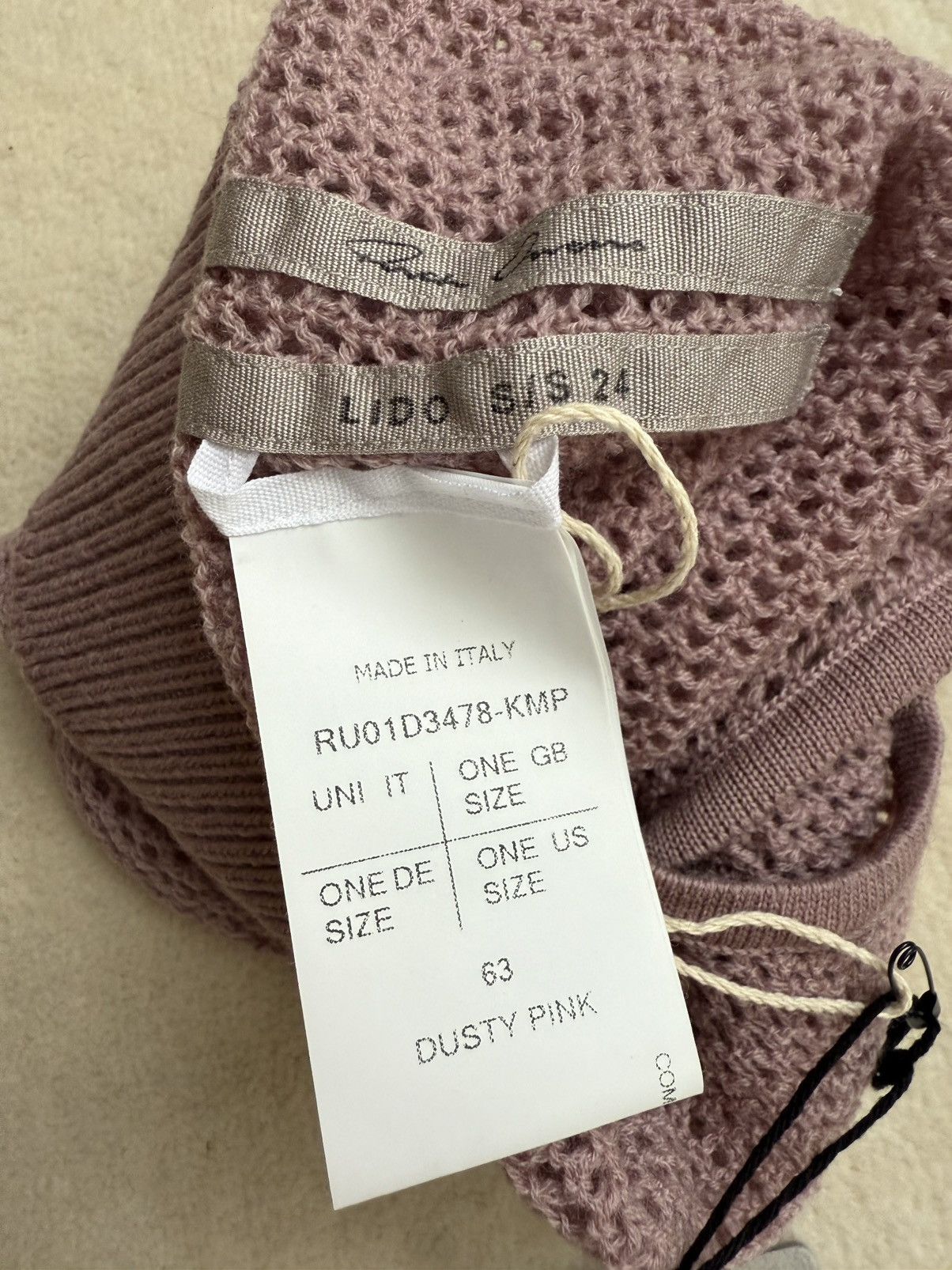 Rick Owens SS24 Rick owens dusty pink Lido balaclava grail skull hat Size ONE SIZE - 13 Thumbnail