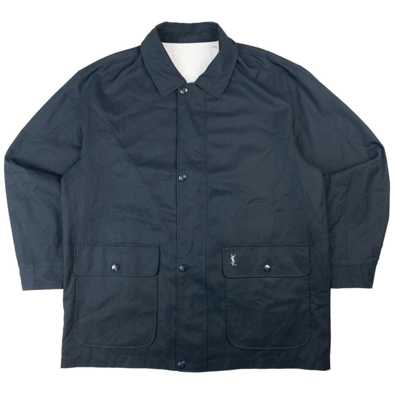 Yves Saint Laurent Vintage YSL Reversible Zip Up Jacket Size L Size US L / EU 52-54 / 3 - 1 Thumbnail