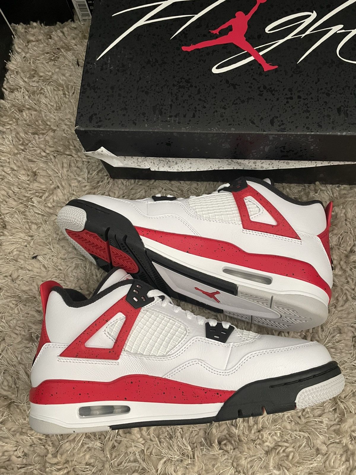 Jordan Brand Jordan 4 Red Cement Size US 7 / EU 40 - 3 Thumbnail