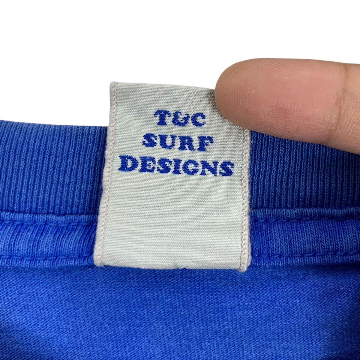 Vintage Vintage 90’ T&C SURF DESIGNS Ying Yang OG Logo Tee Shirt Size S / US 4 / IT 40 - 8 Thumbnail