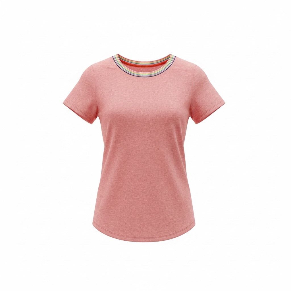 Loft LOFT Outlet Women’s Small Coral Short Sleeve Top Rainbow Size S / US 4 / IT 40 - 1 Thumbnail