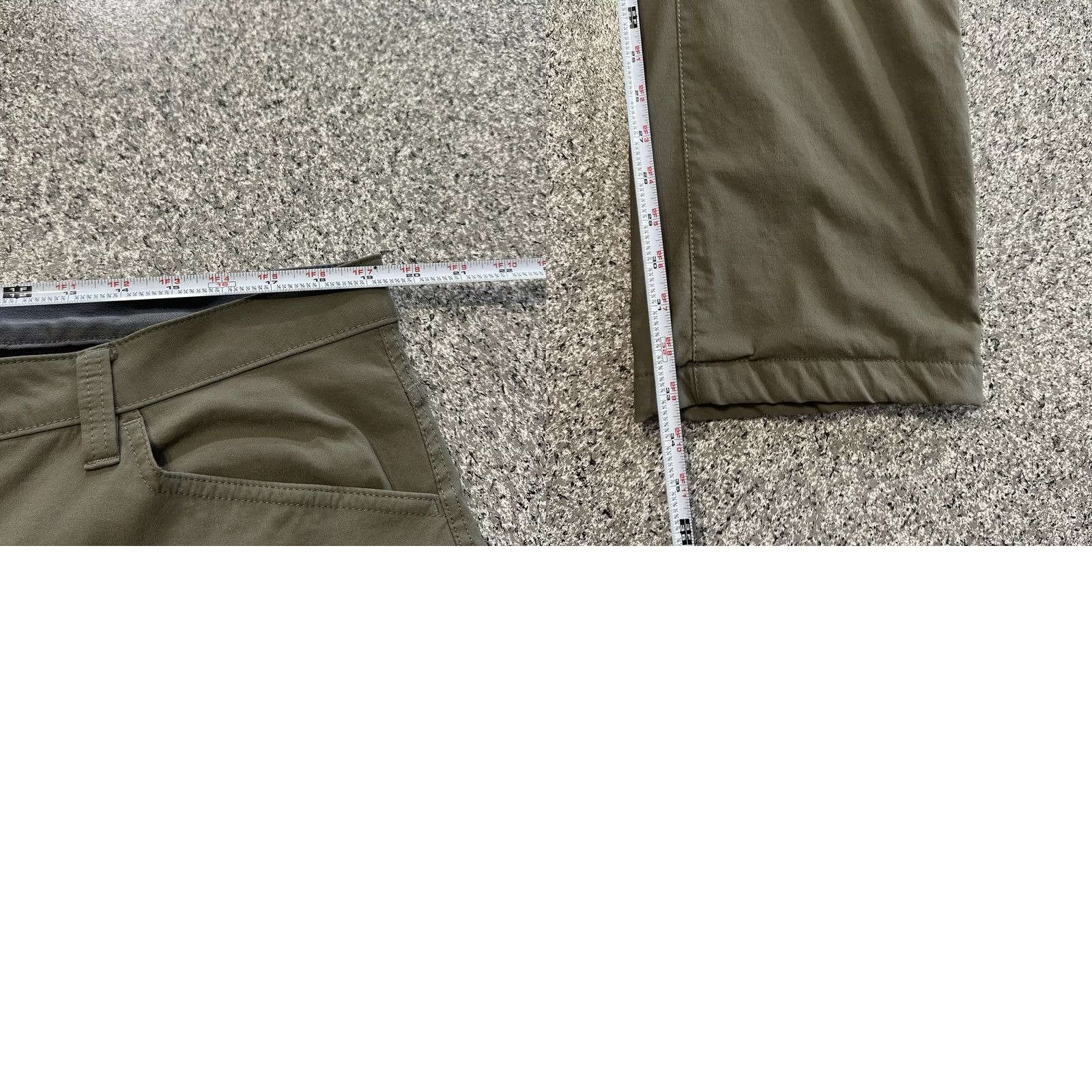 Eddie Bauer Eddie Bauer Pants Mens 40x34 Fleece Lined Tech Nylon Spandex Olive Green Workwear Size US 40 / EU 56 - 8 Thumbnail
