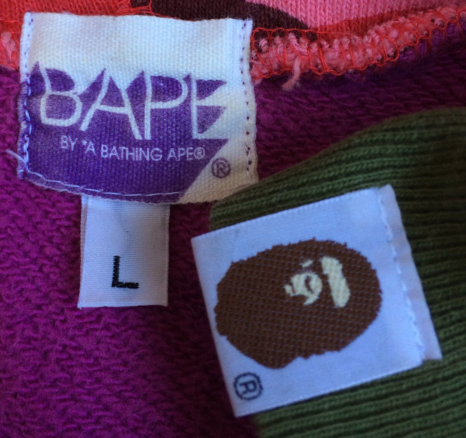 Bape F/W 2005 Bape Crazy Camo Hoodie Size US L / EU 52-54 / 3 - 4 Thumbnail