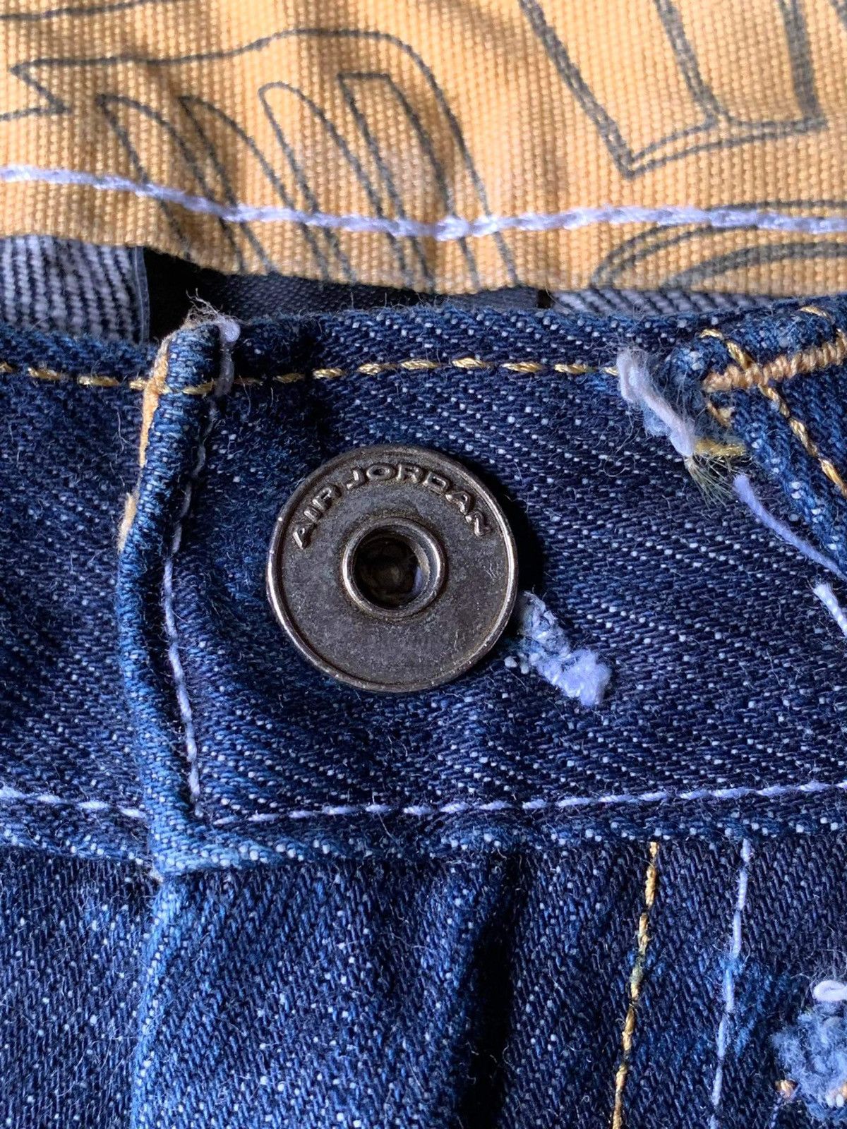 Jordan Brand 1999-2000’s JORDAN BRAND JORDAN 15 DENIM PANTS Size US 32 / EU 48 - 3 Thumbnail
