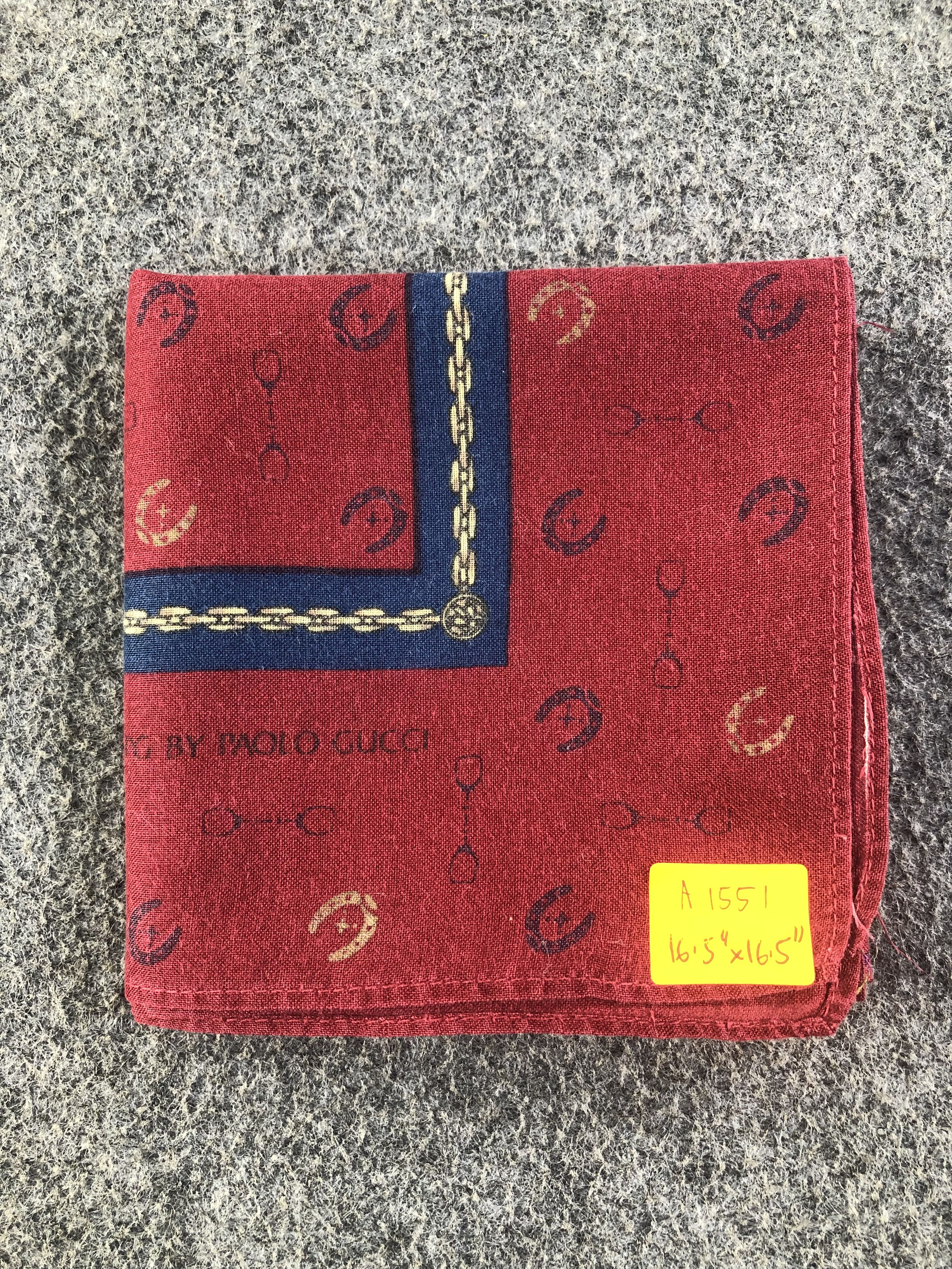 Paolo Gucci Paolo Gucci Handkerchief / Bandana / Neckerchief Size ONE SIZE - 7 Thumbnail