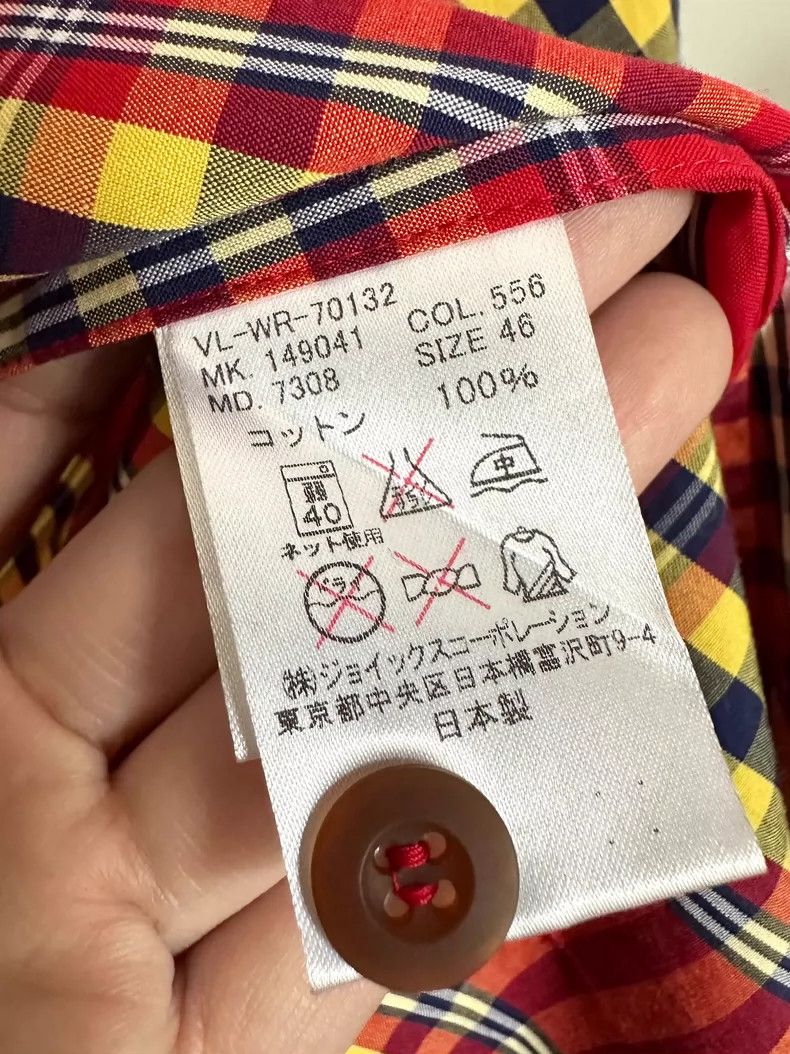 Vivienne Westwood Vivienne Westwood Skirt collar plaid distorted shirt Size M / US 6-8 / IT 42-44 - 8 Thumbnail
