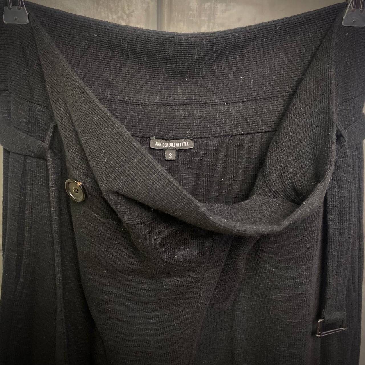 Ann Demeulemeester Ribbed wrap sweatpants double layer M Size US 30 / EU 46 - 5 Thumbnail