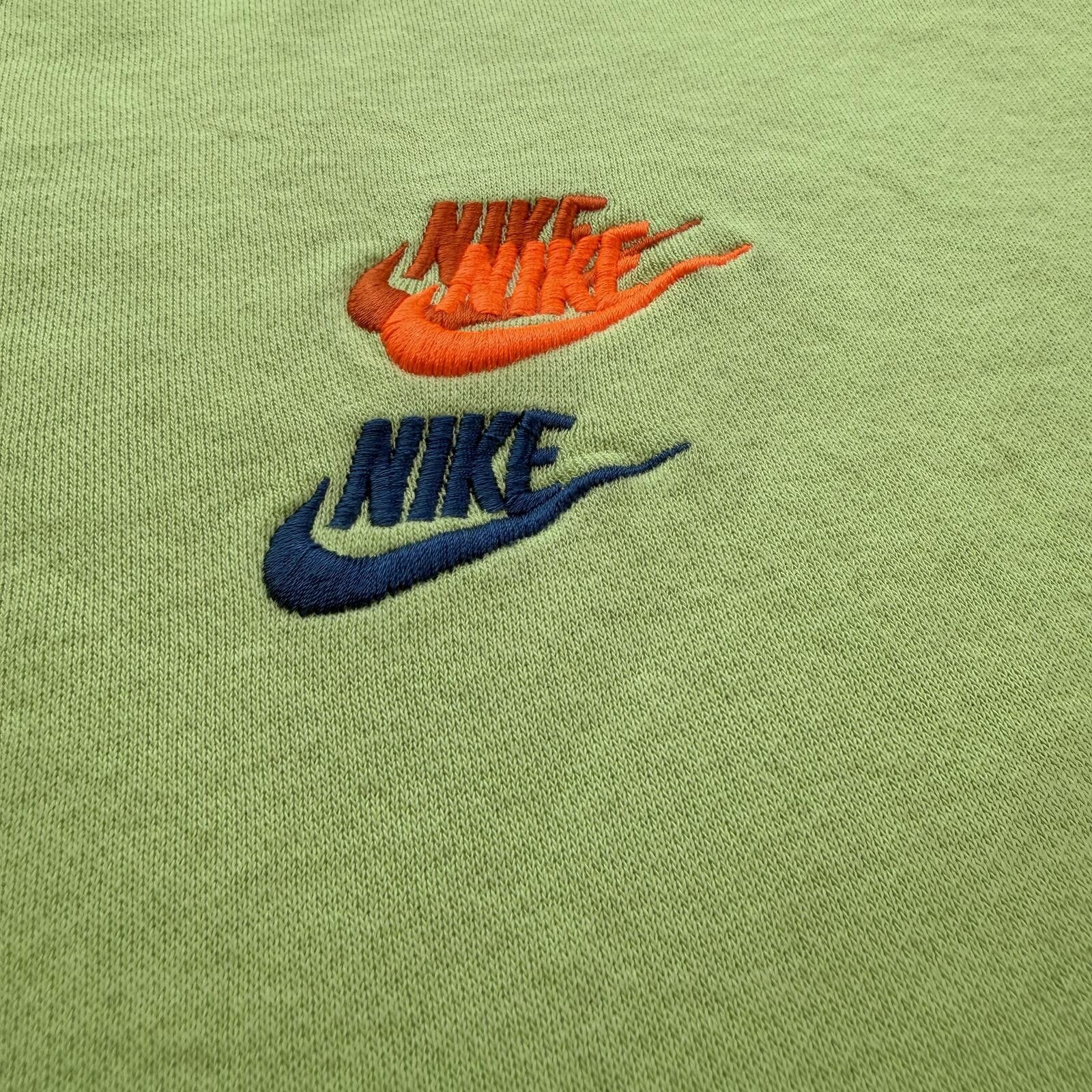 Nike Nike Sportswear Green Embroidered Multi Logo Sweatshirt L Size US L / EU 52-54 / 3 - 5 Thumbnail