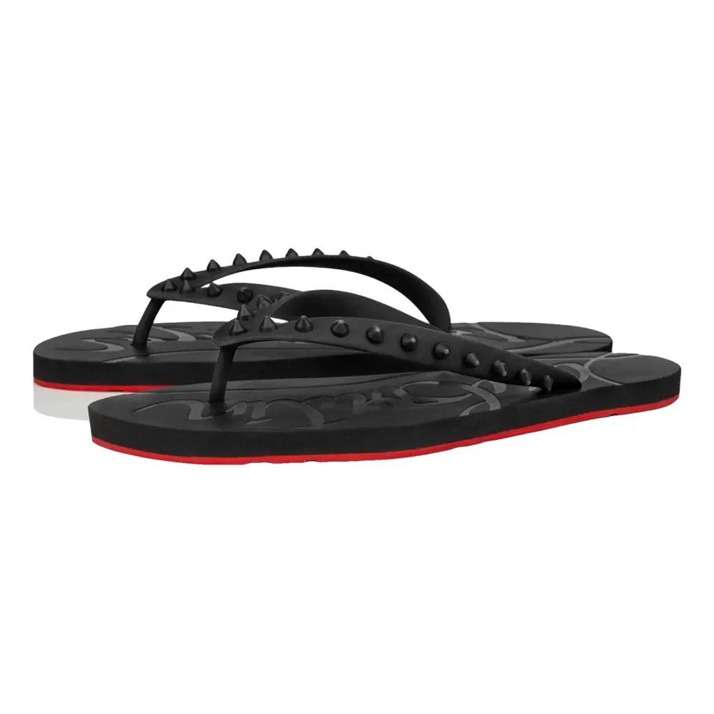 Christian Louboutin o1w1db10425 Sandals in Black Size US 6 / IT 36 - 1 Thumbnail