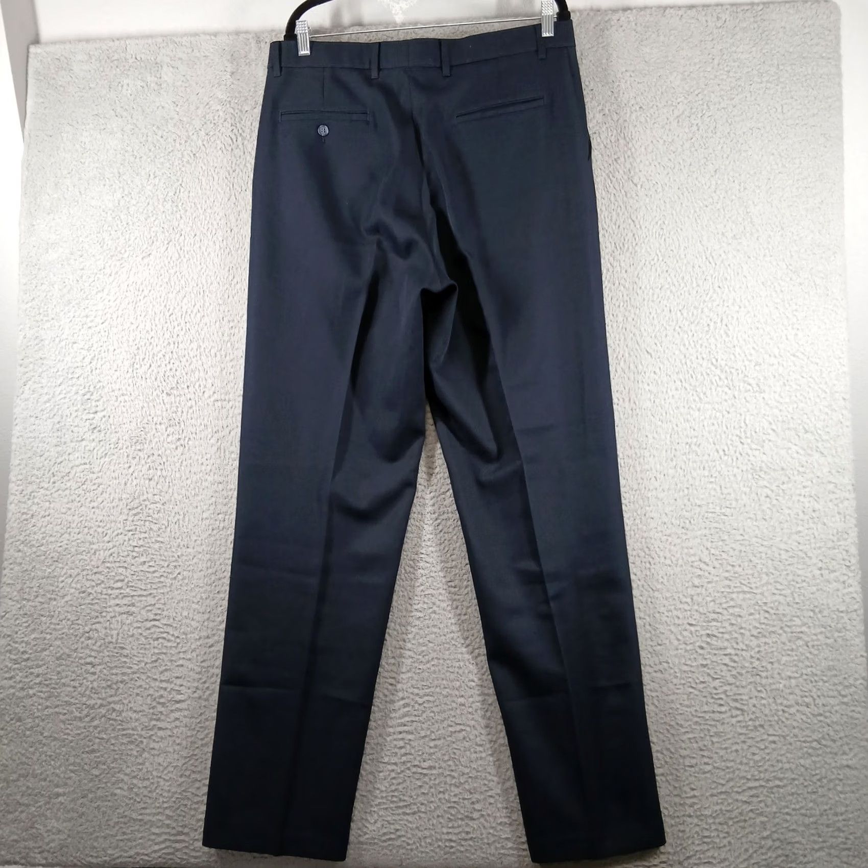 Levi's VINTAGE Levi's Action Slacks Mens 36x34 Blue Dacron Polyester Dress Pants EUC Size US 36 / EU 52 - 3 Thumbnail