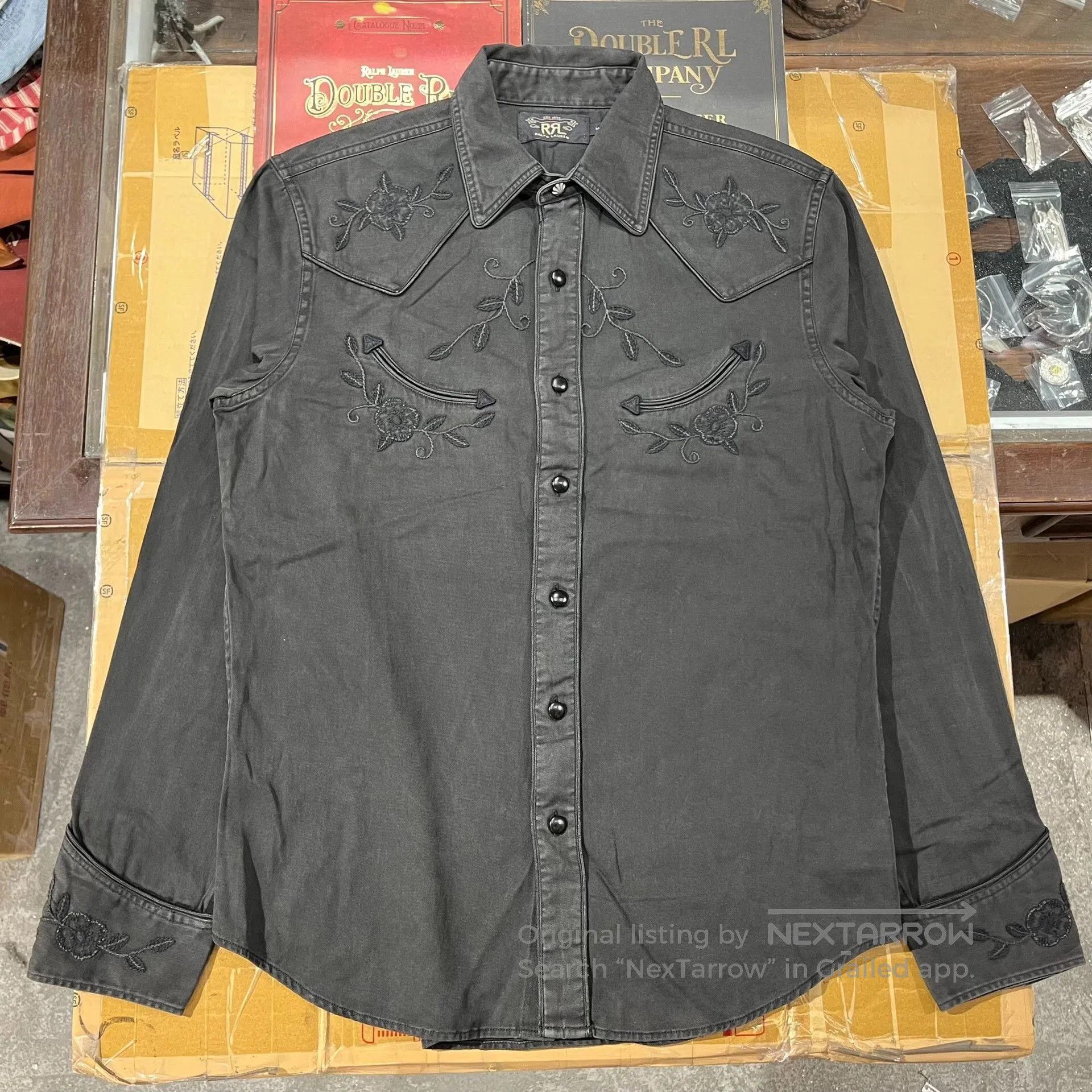 RRL Ralph Lauren RRL Vintage Embroidered Musician Shirt. Size US M / EU 48-50 / 2 - 2 Thumbnail