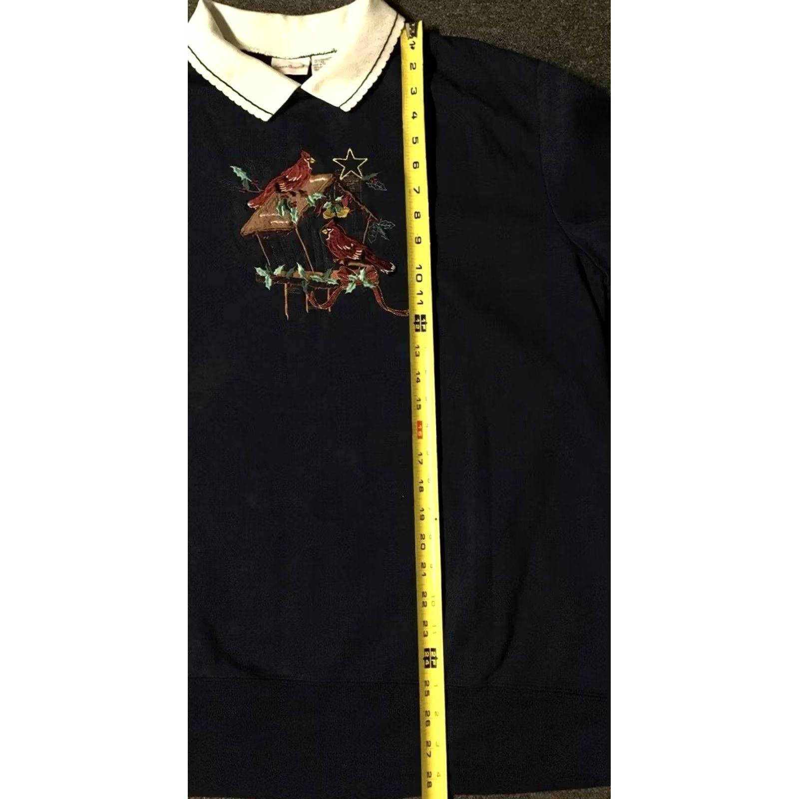 Vintage VINTAGE Cardinal Birds Collared Sweatshirt XL Men Blue 90s Grunge Sports Nature Animals 90s USA Size US XL / EU 56 / 4 - 7 Thumbnail