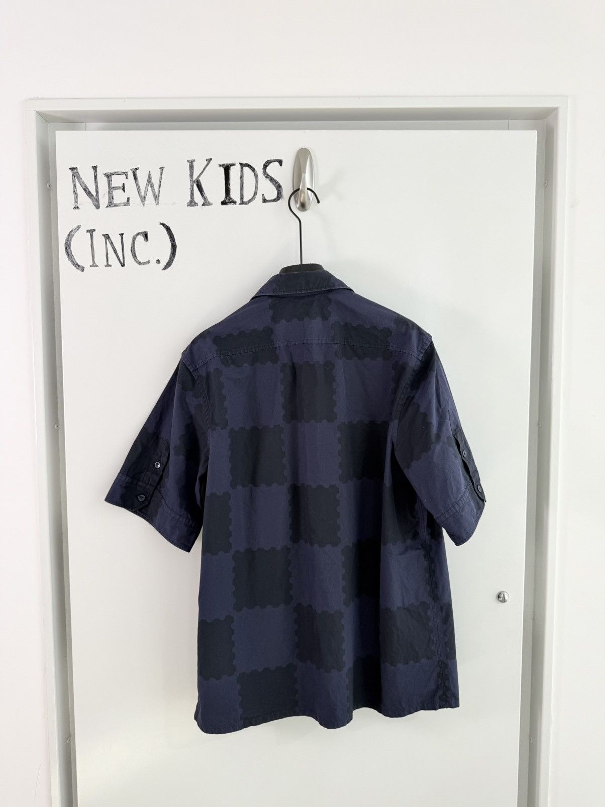 Louis Vuitton Louis Vuitton Nigo Blue Checkered Button Up Shirt Size US S / EU 44-46 / 1 - 5 Thumbnail