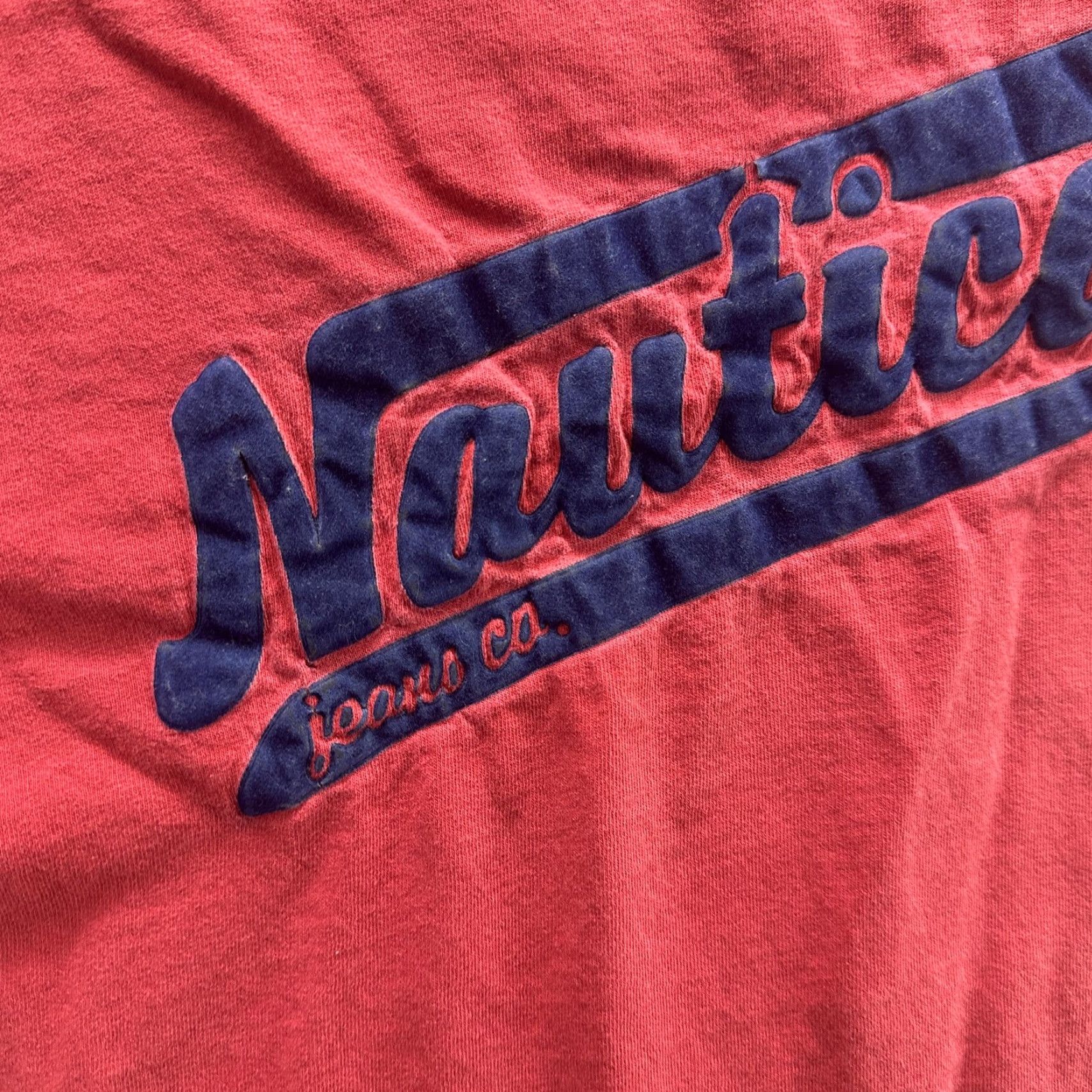 Nautica VINTAGE Nautica Graphic T-Shirt Mens Medium Red Casual Tee Retro Logo Size US M / EU 48-50 / 2 - 4 Thumbnail