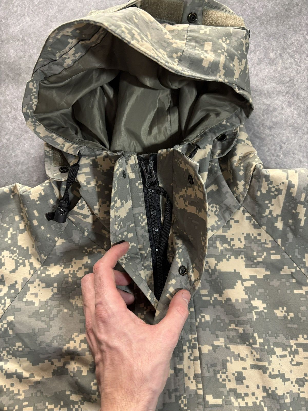 Vintage Military Shell Digital Camo Rain Hooded Virgil Vintage Rain Size US M / EU 48-50 / 2 - 7 Thumbnail